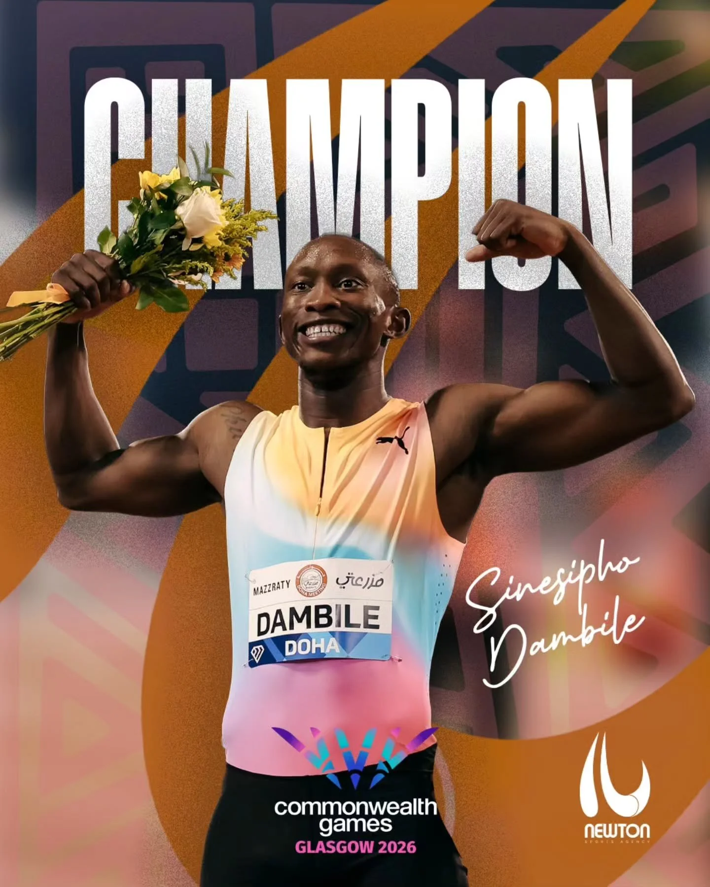 Commonwealth Games Champion🔥🔥
@sdambile becomes the first South African ever to win the 200m at the CWG! Congratulations Dambile - 19.96 - what a race👏🏿👏🏿

@puma 
@pumarunning