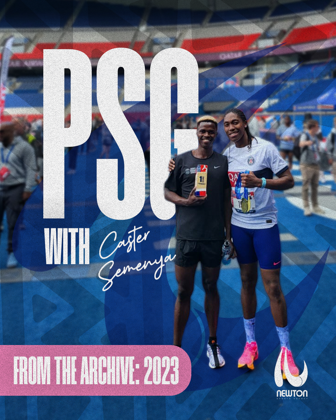 Caster Semenya Joins PSG for “We Run Paris” Activation