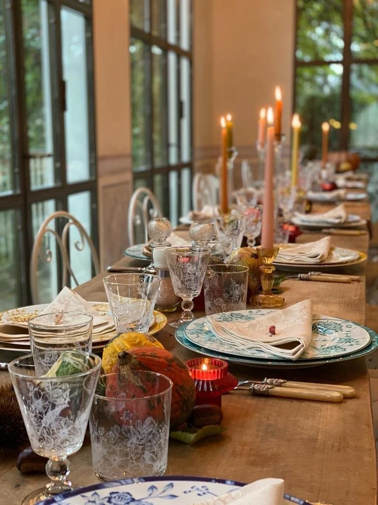 Candlelight in the Winter garden