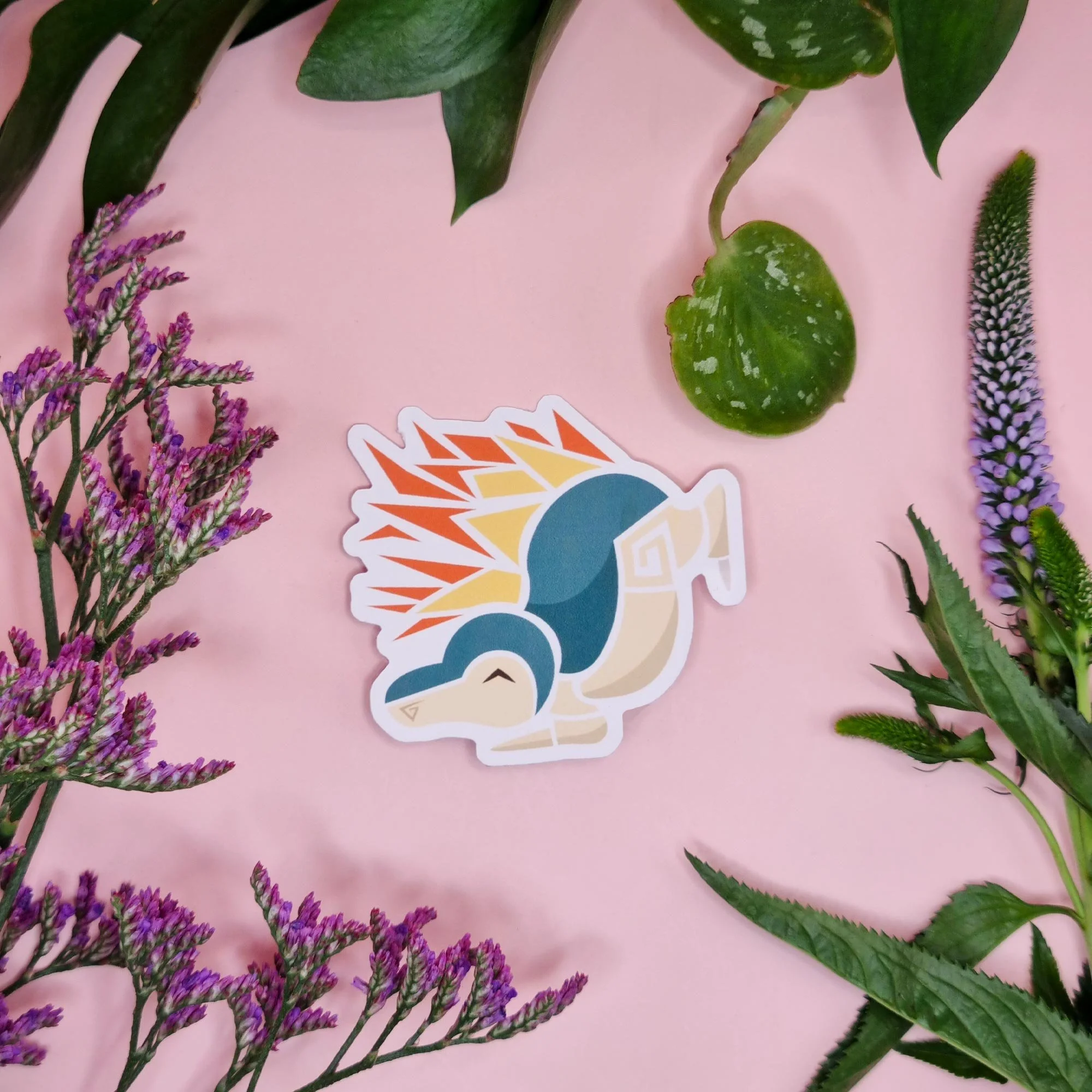 Fire Echidna Sticker