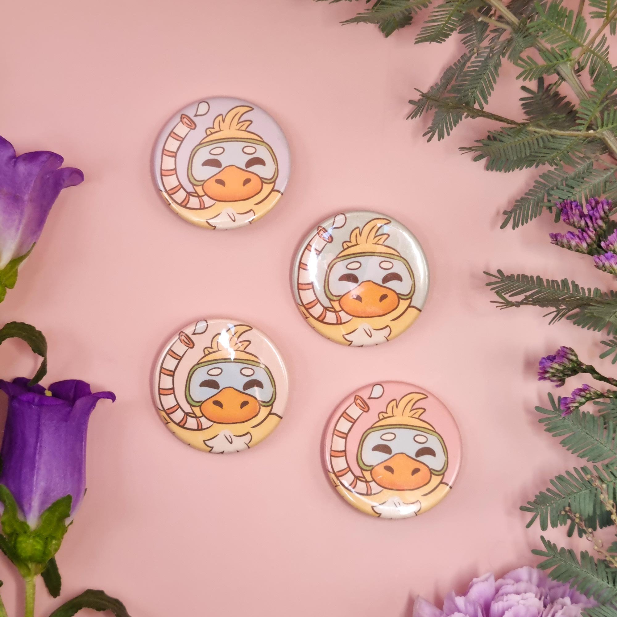 Floating Duck Button