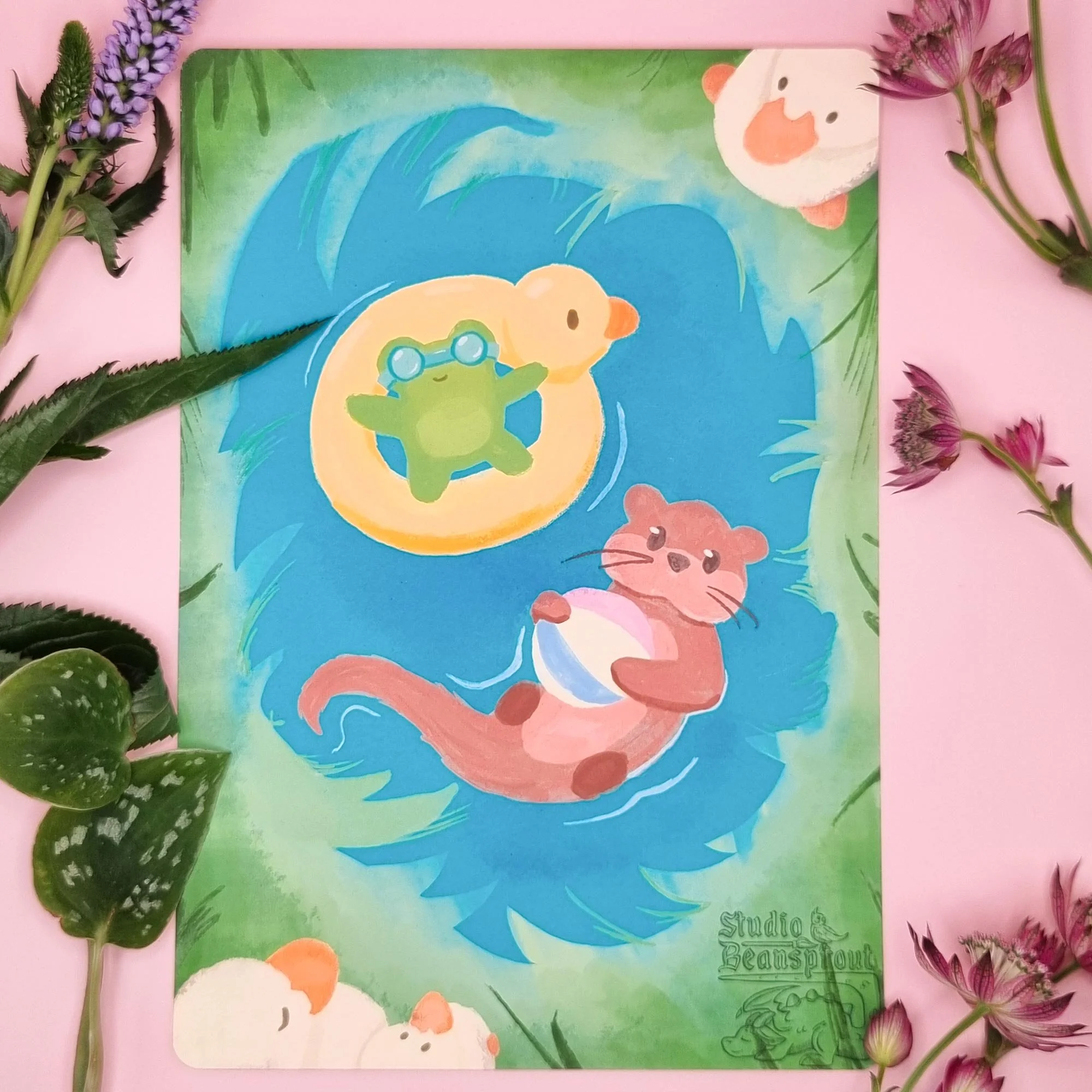 Summer Animals A5 Print