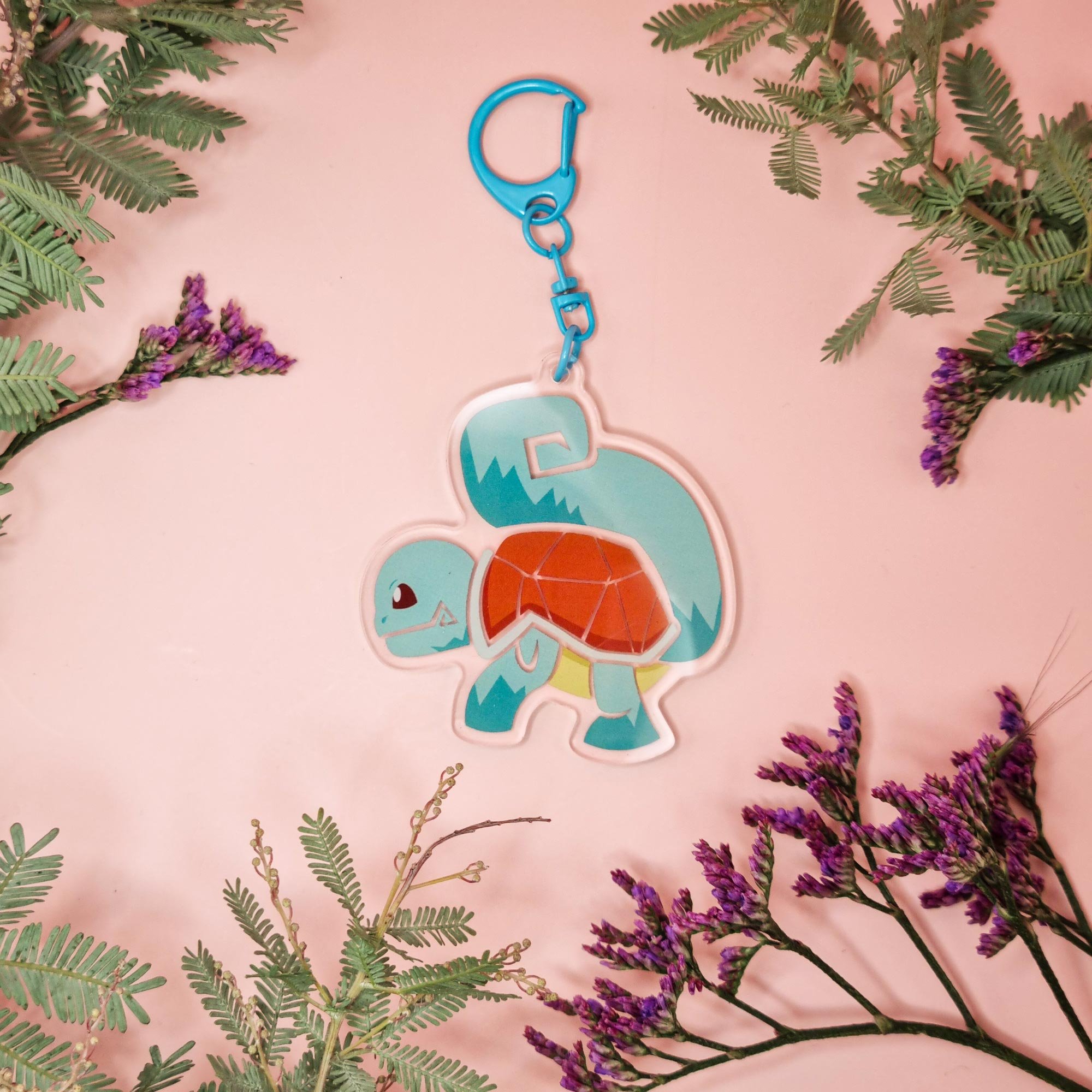 Water Turtle Acrylic Keychain