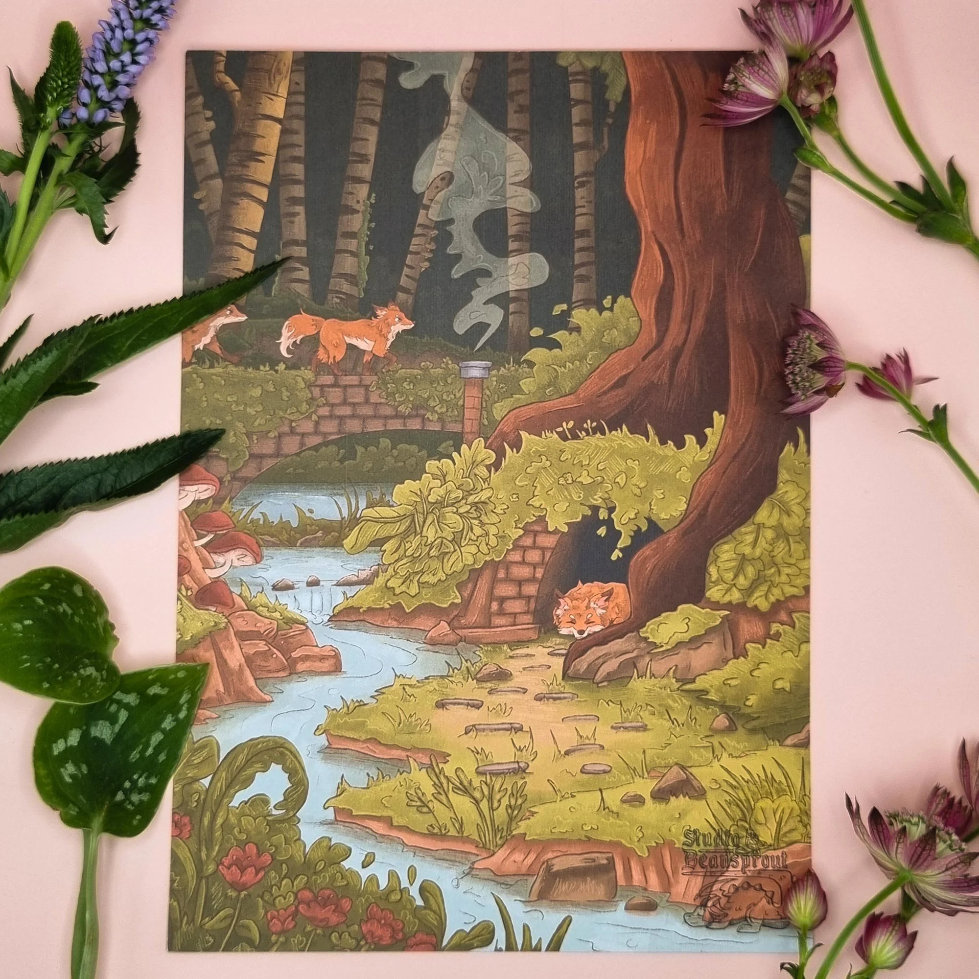 Fox Forest A5 Print