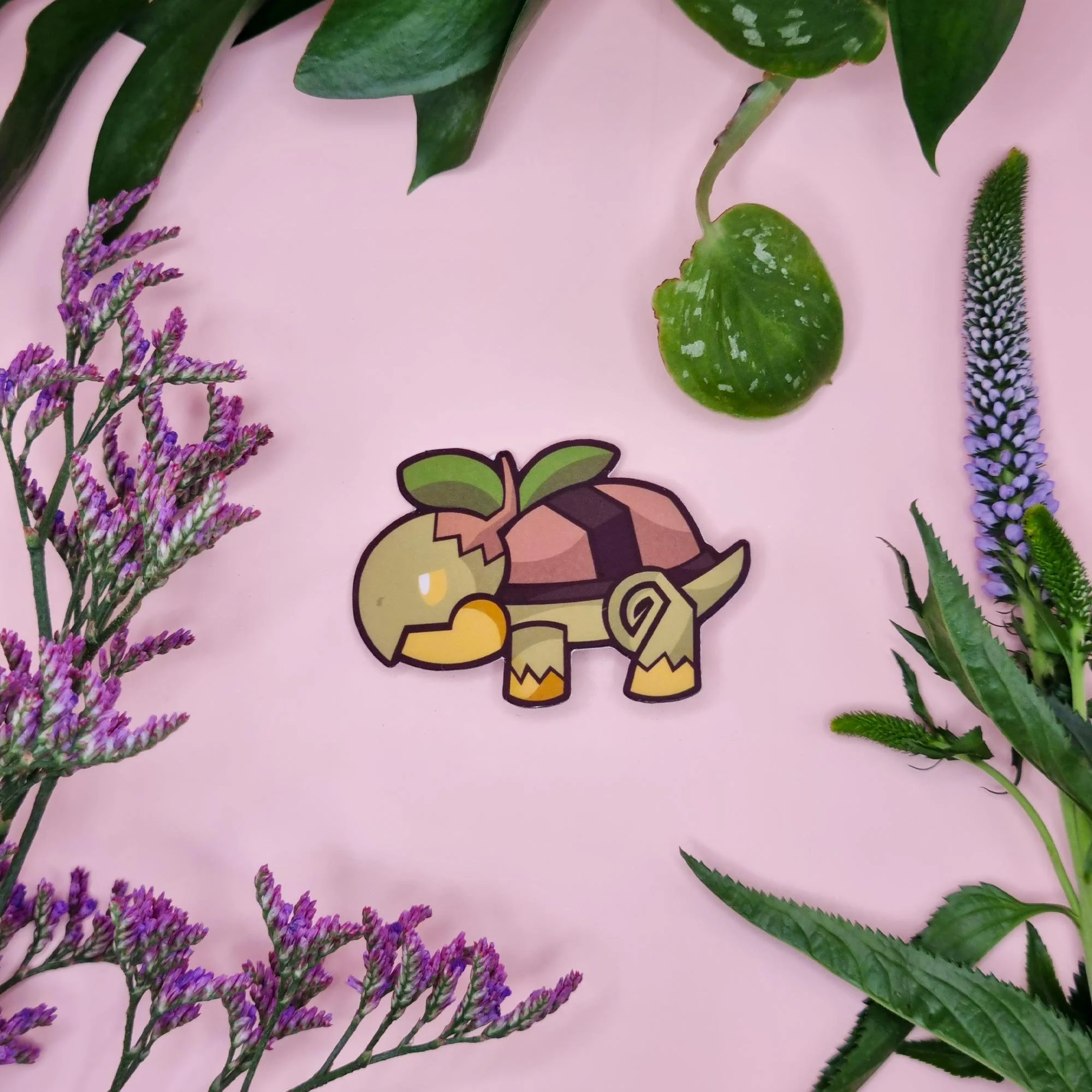 Grass Turtle Sticker