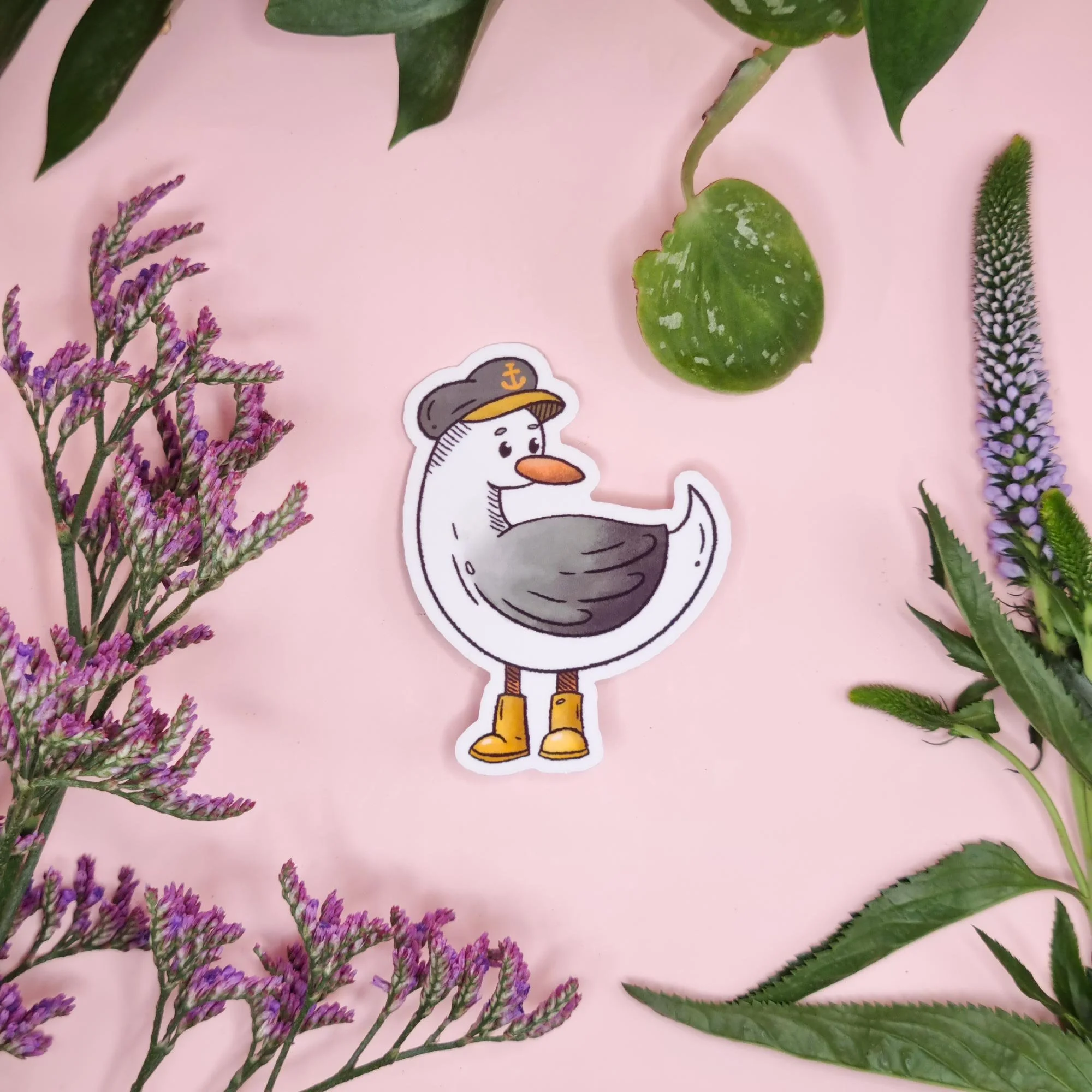Captain Seagull Sticker