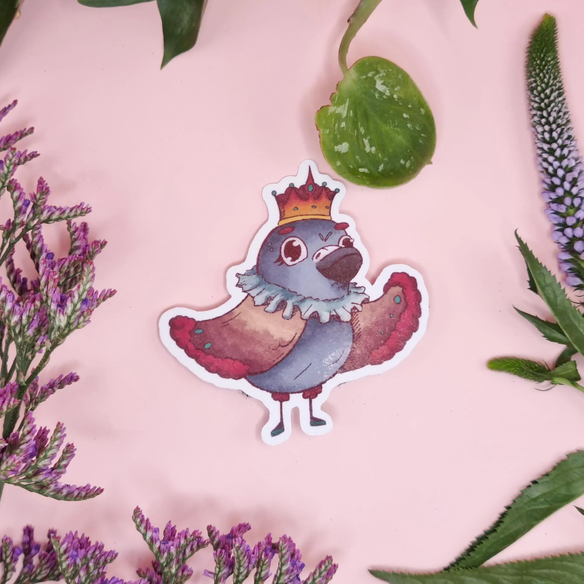 King Dove Sticker