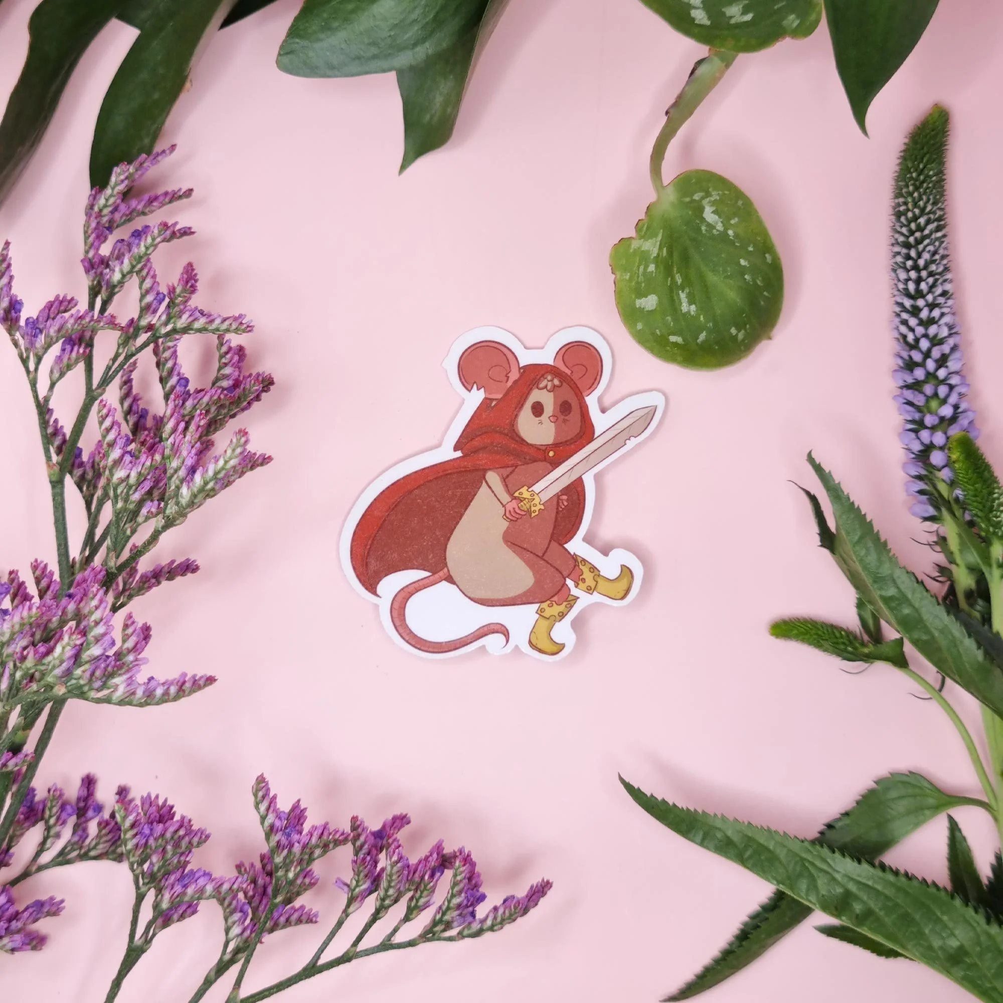 Mouse Knight Sticker
