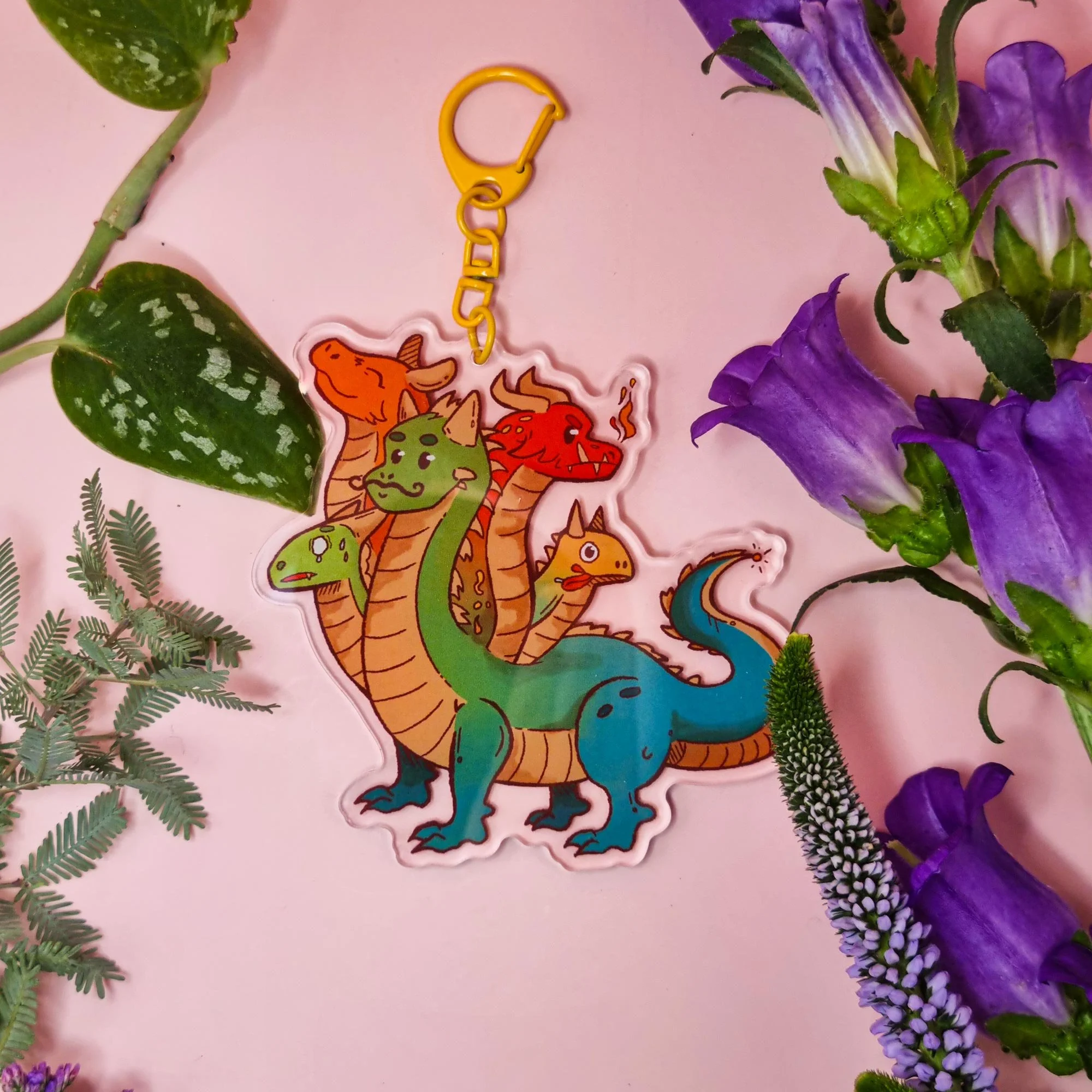 Hydra Acrylic Keychain