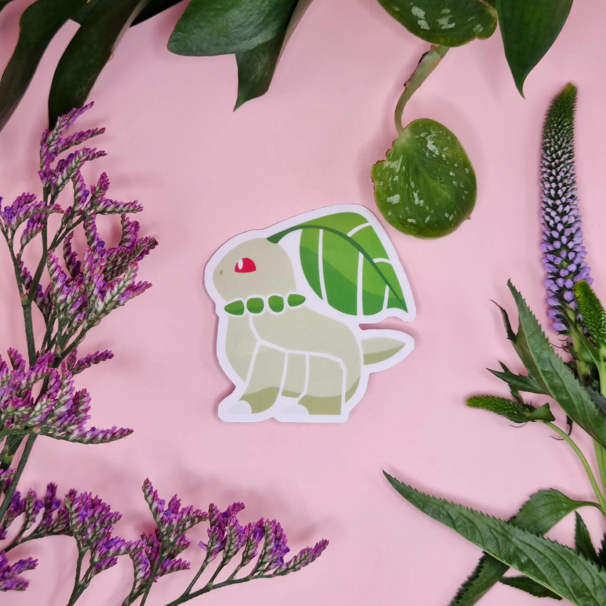 Grass Dinosaur Sticker
