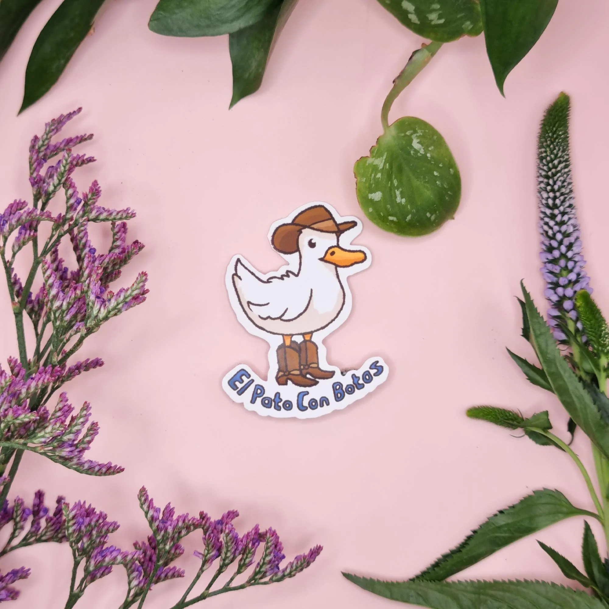 El Pato con Botas Sticker