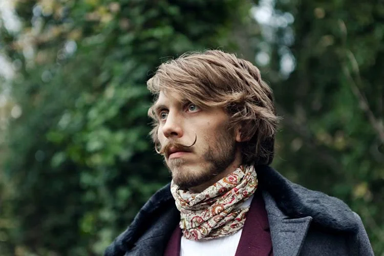 English-speaking men's fashion and grooming makeup artist in Paris, editorial spread for Style Stands Alone