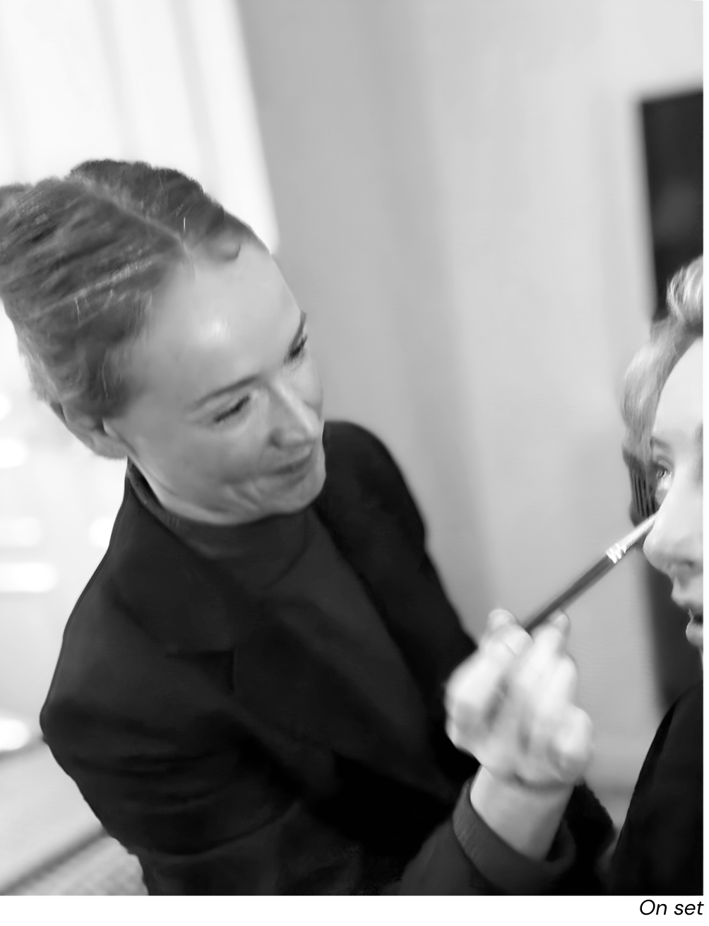 Zoë Kettel, English-speaking makeup artist, hair stylist, and wig specialist based in Paris — available for film, TV, theatre, bridal, and men's grooming