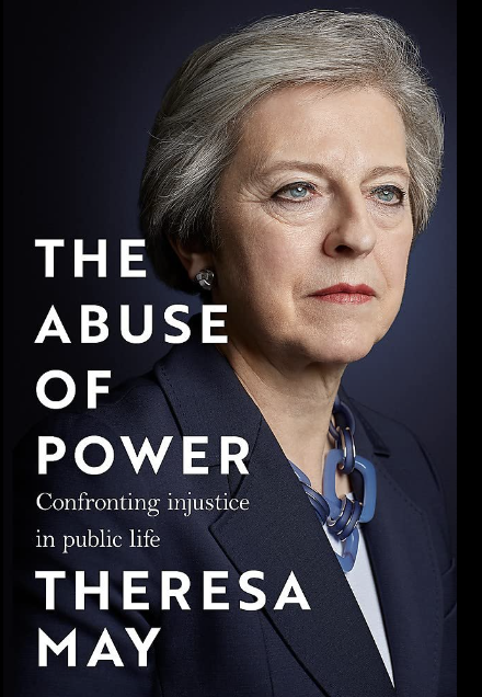 English-speaking makeup artist and hair stylist for Theresa May book cover portrait, The Abuse of Power