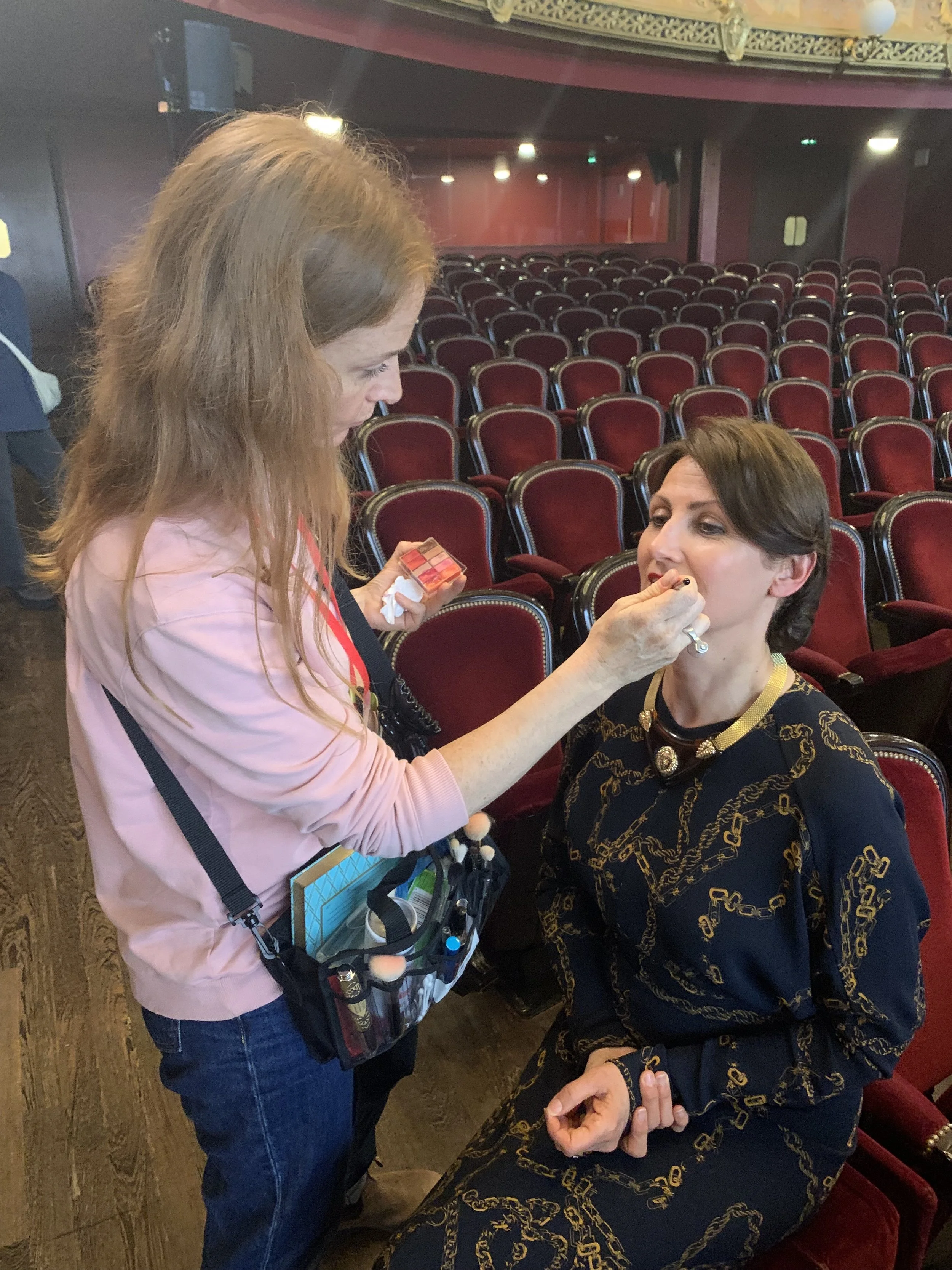 English-speaking hair and makeup artist on set of Étoile, Amazon Prime Video ballet series filmed in Paris