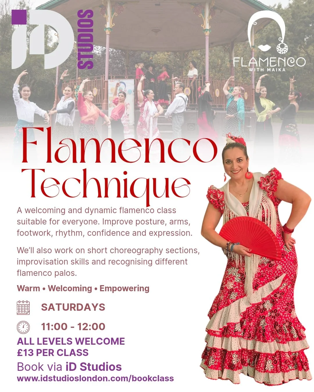 💃 Flamenco Technique – All Levels (Warm • Welcoming • Empowering)