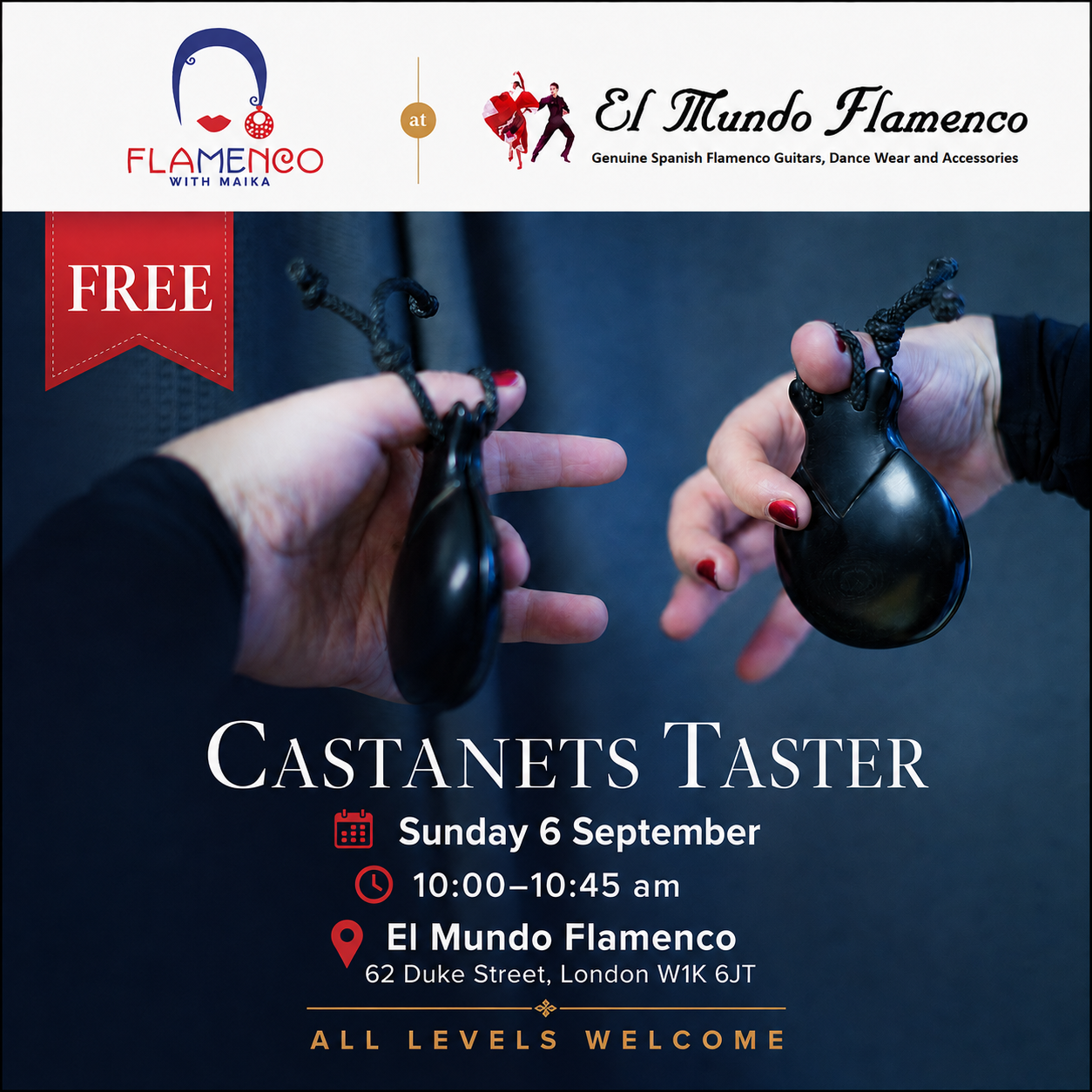 FREE CASTANETS TASTER