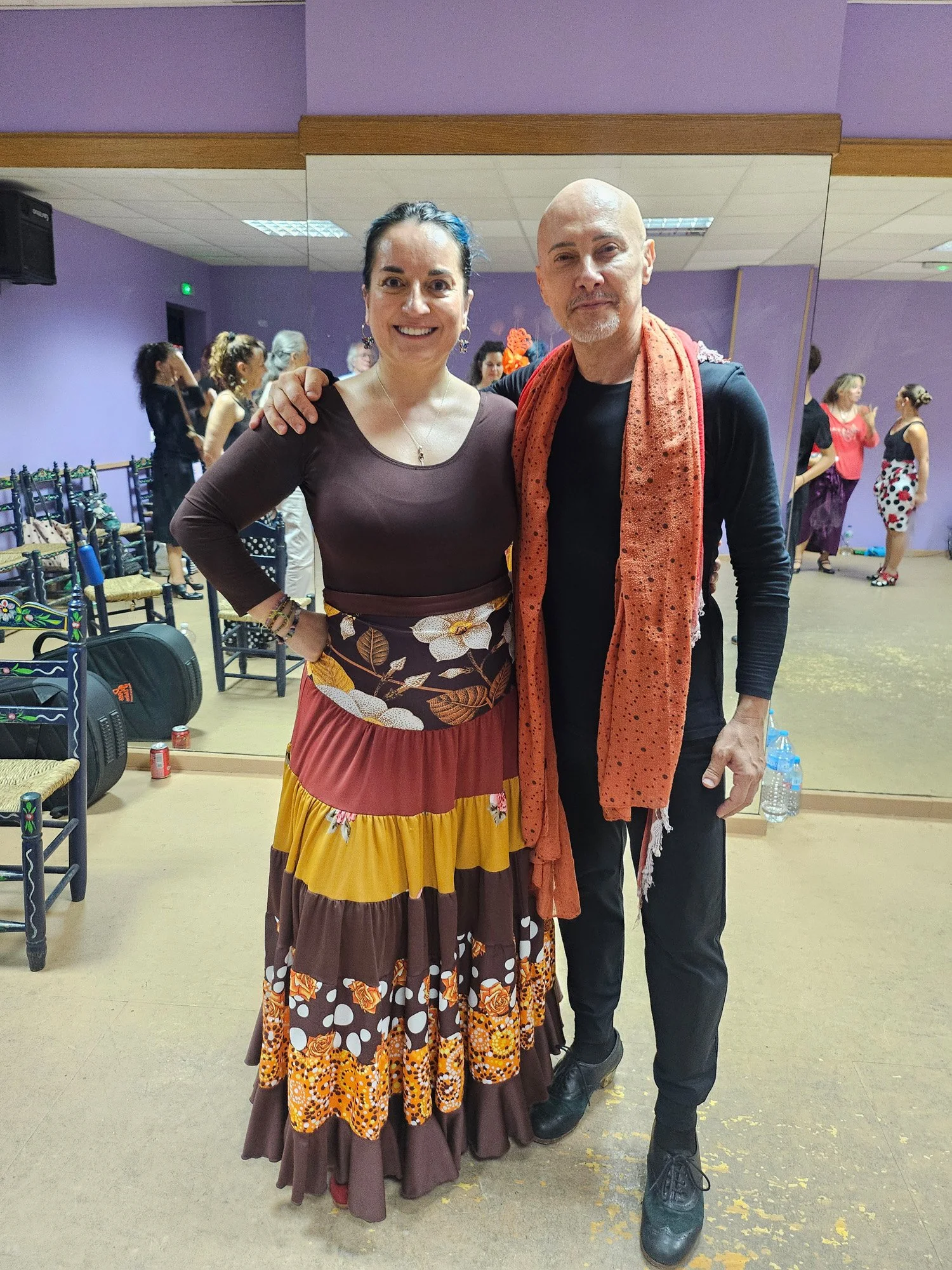 Maika with Manuel Betanzos
