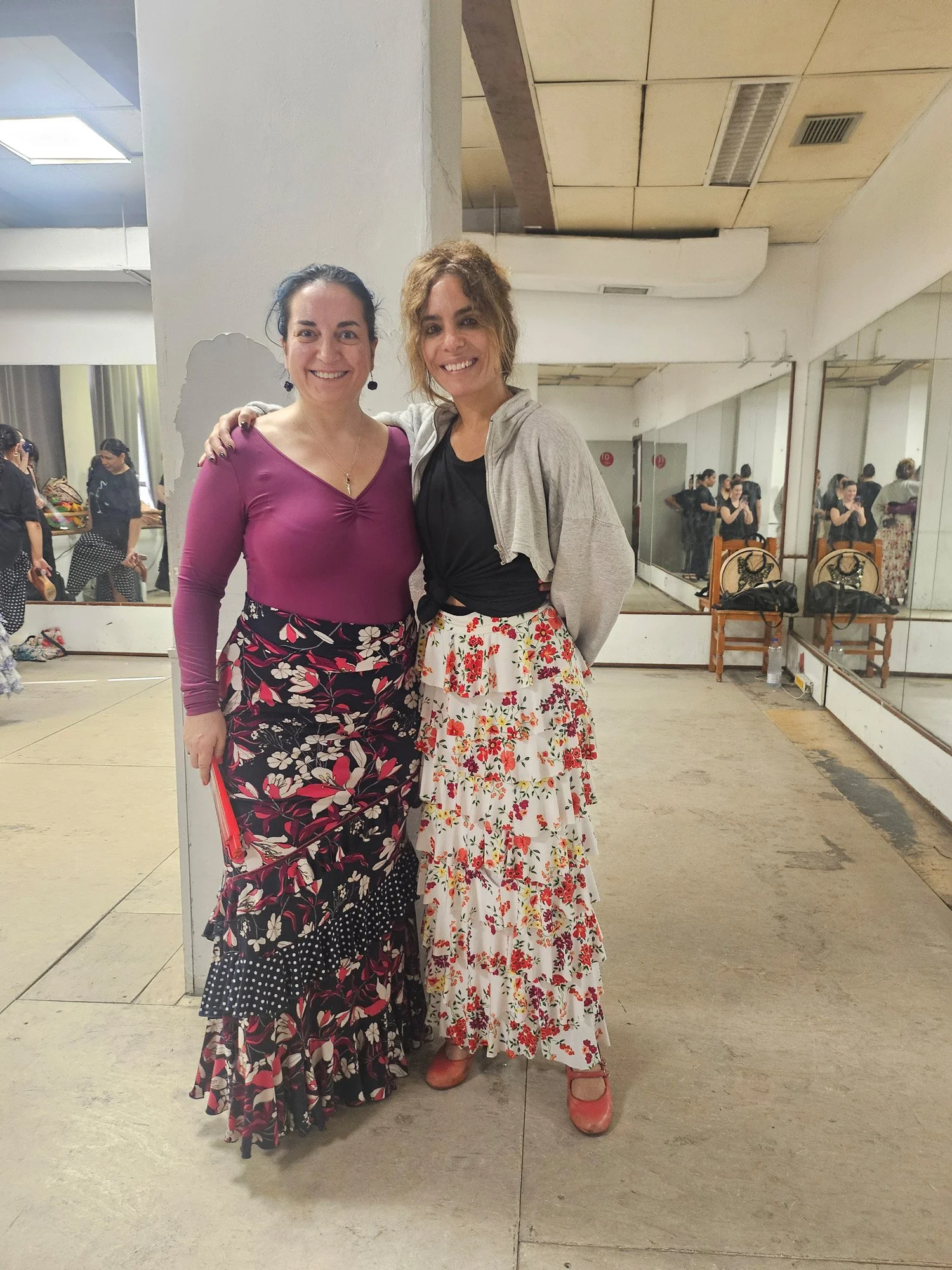Maika with Maria Juncal