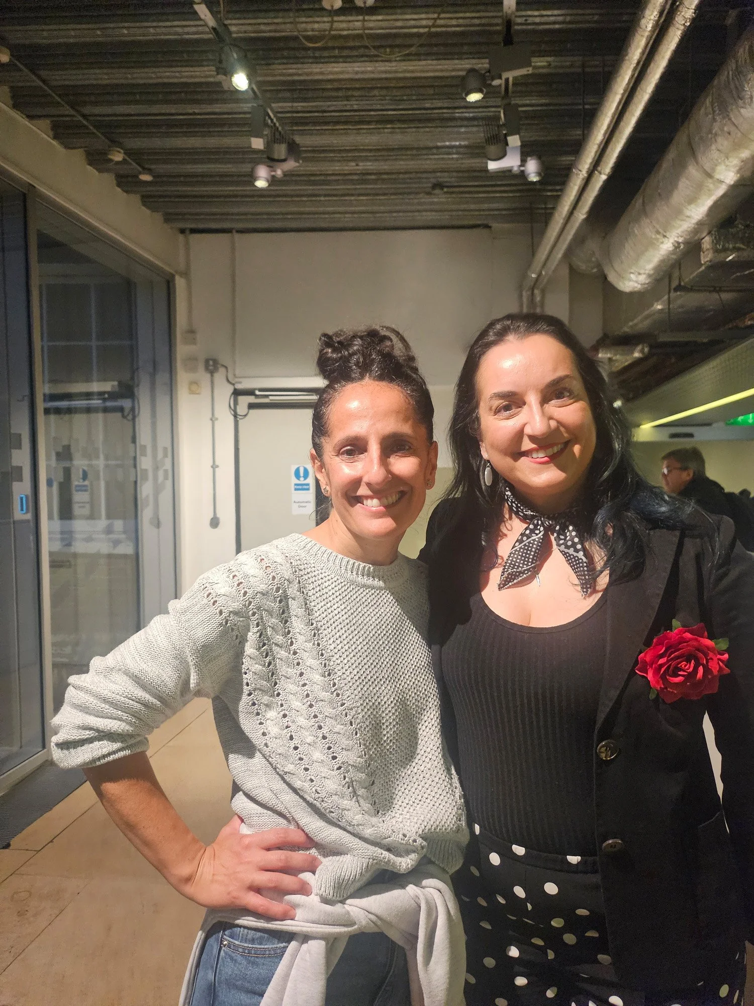 Maika with Mercedes Ruiz