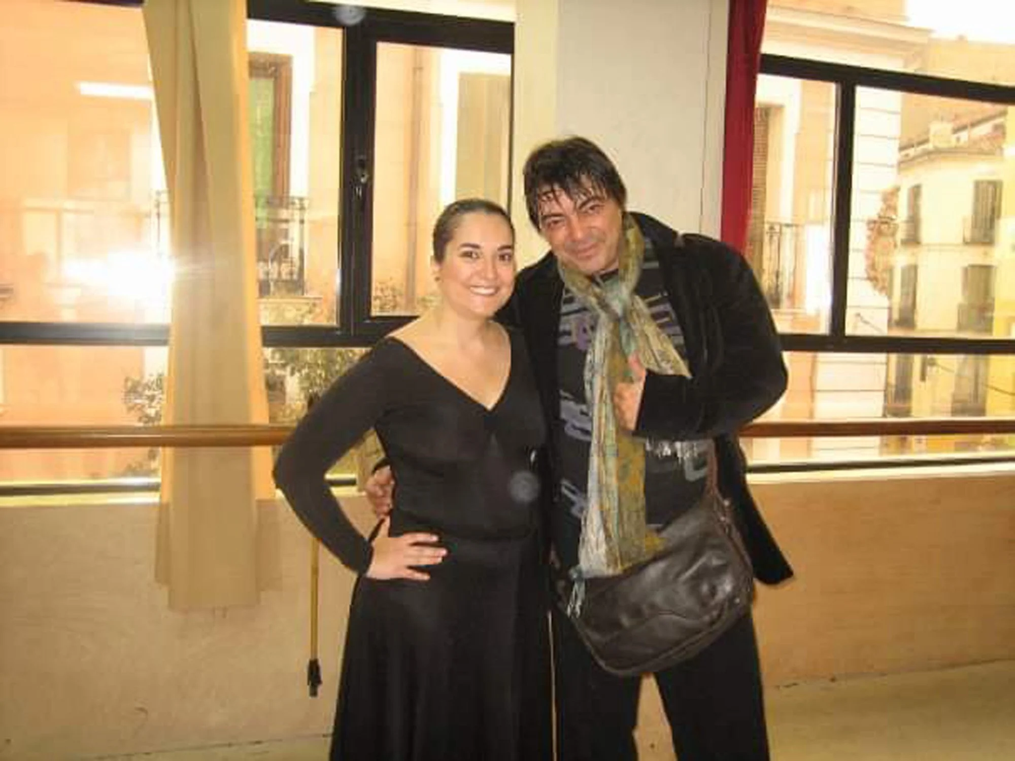 Maika with Antonio Canales