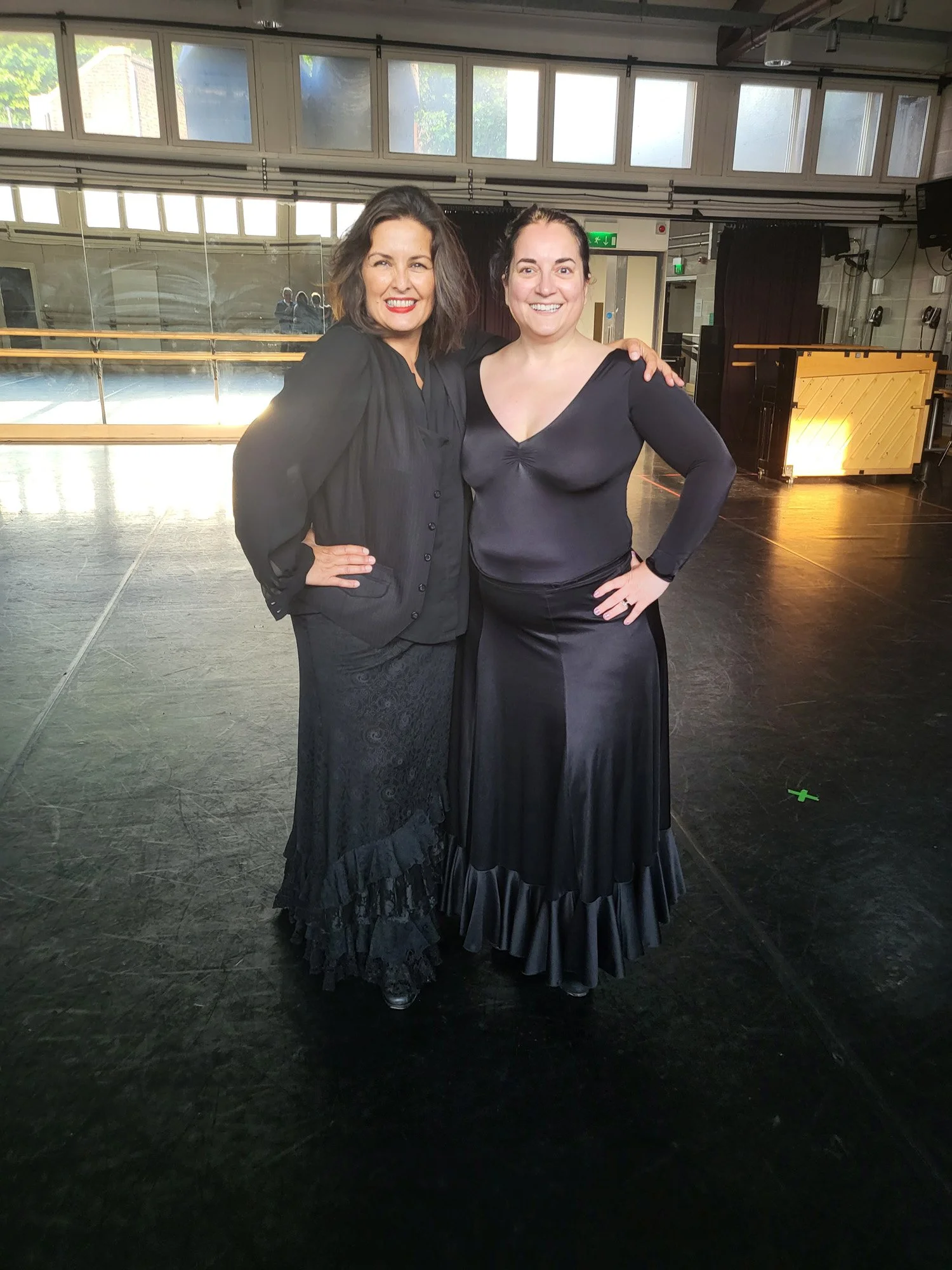 Maika with Mari Mar Moreno