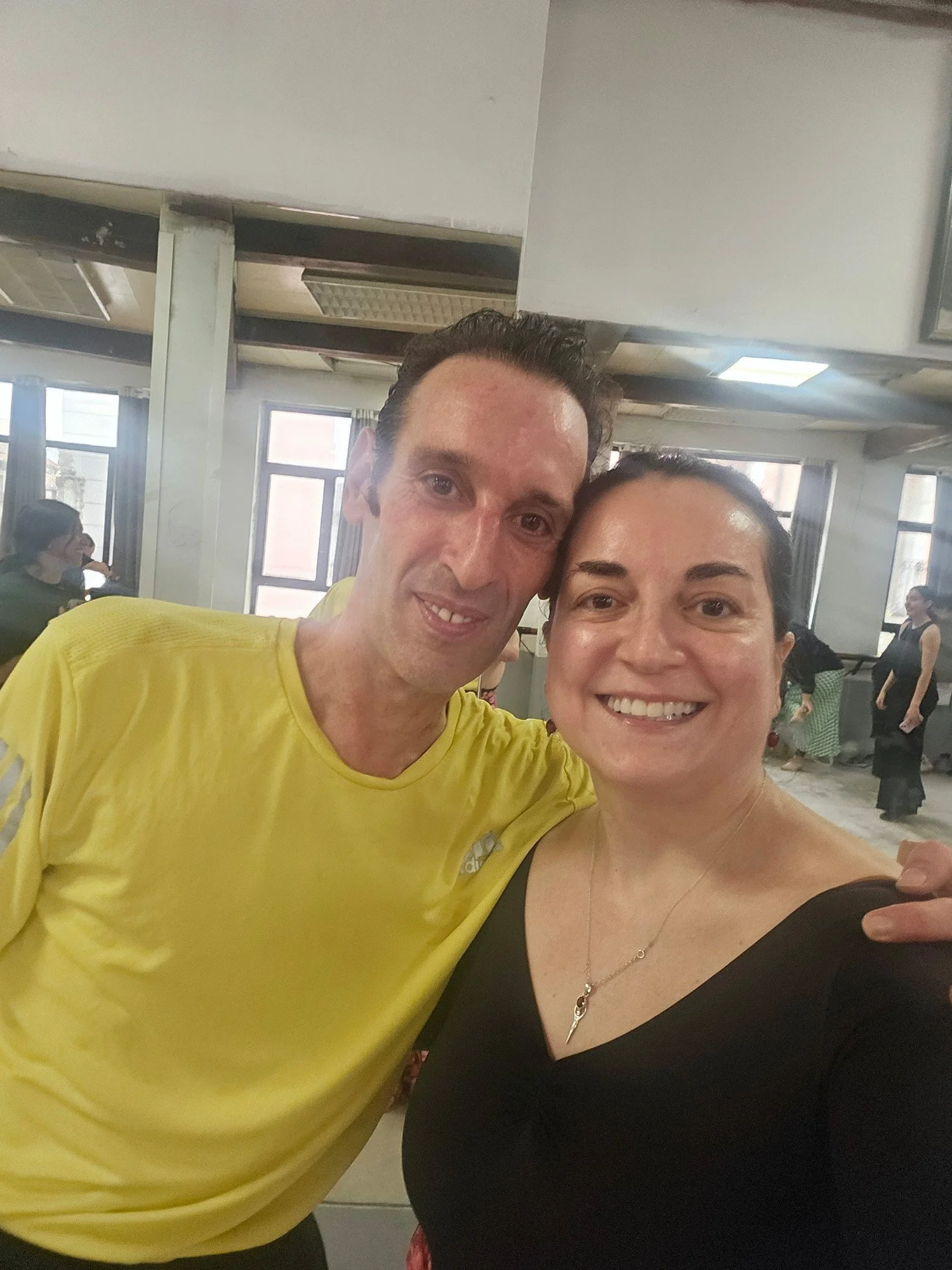 Maika with Ruben Olmo