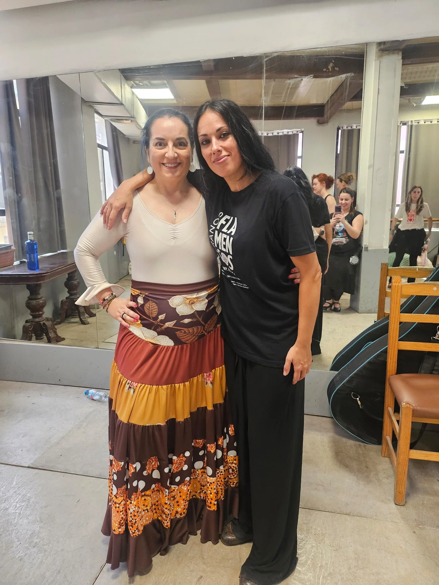 Maika with Belen Lopez