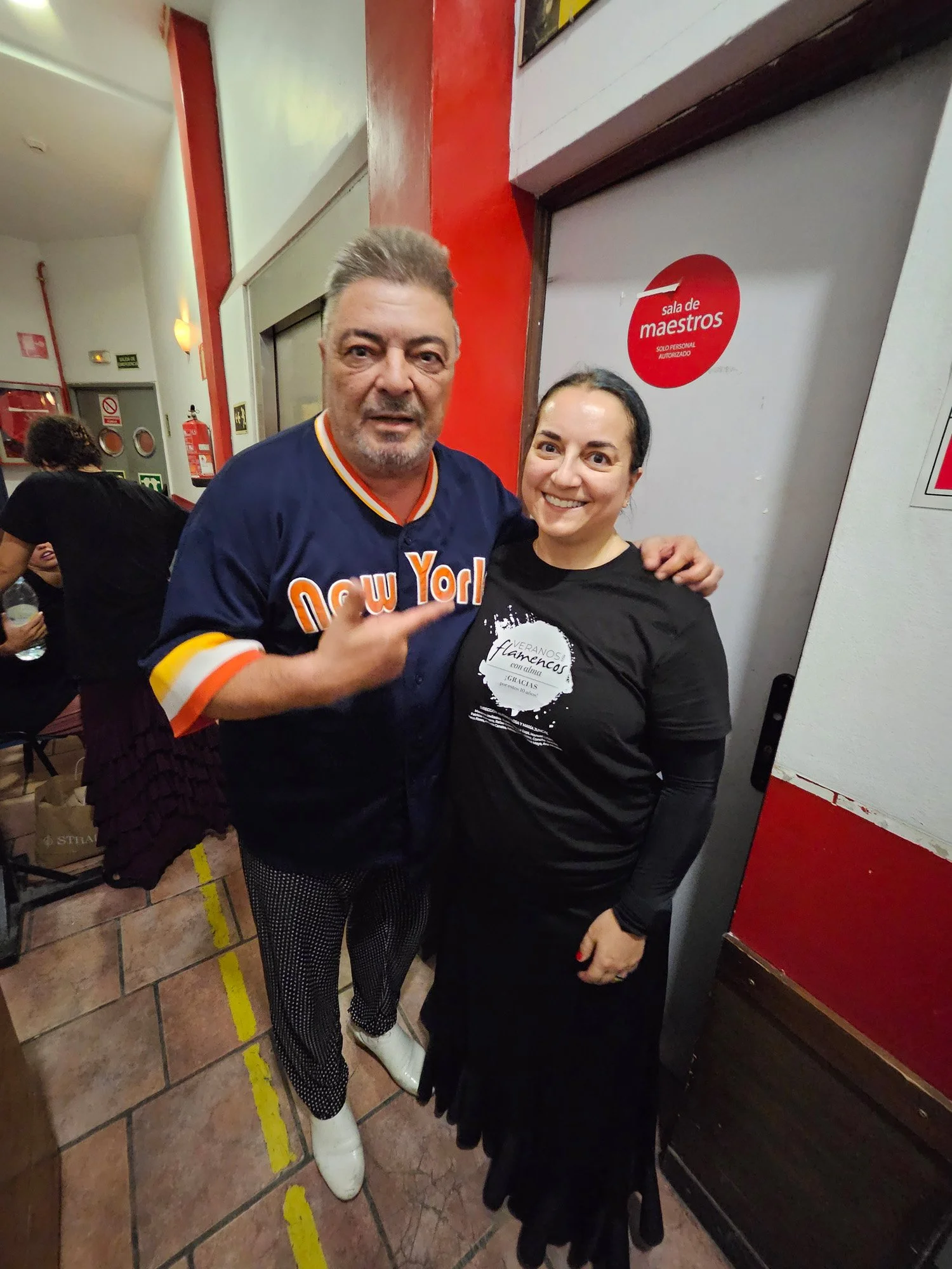 Maika with Antonio Canales