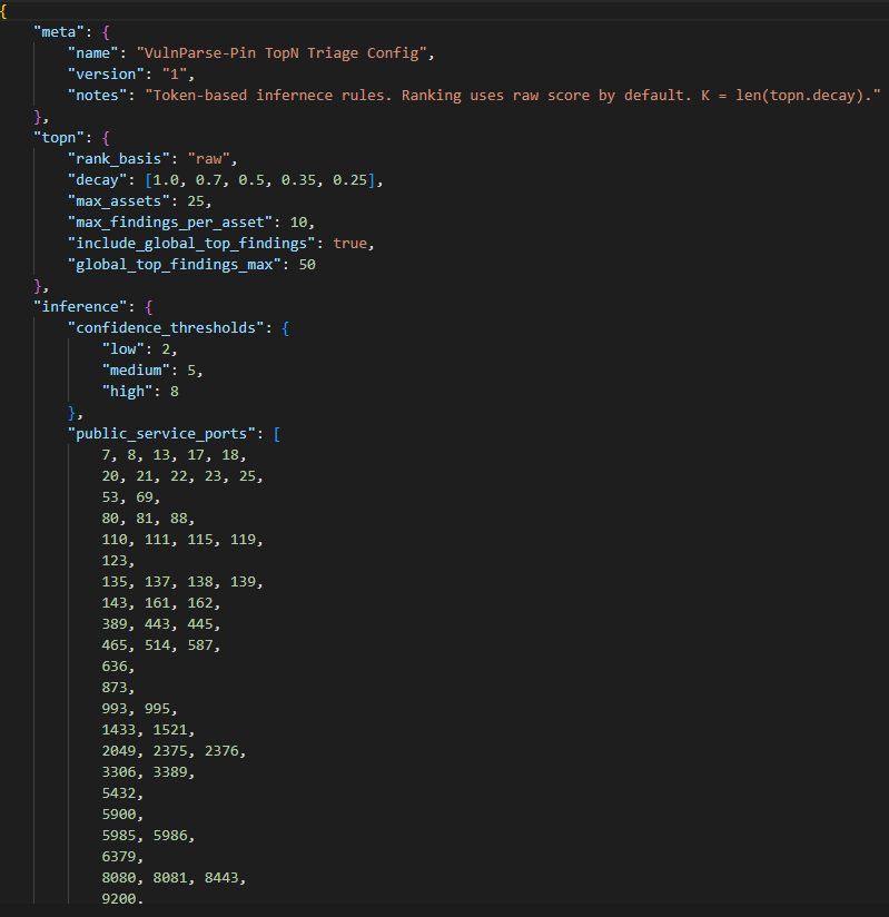 The image contains a block of computer code related to configuration and inference rules, not a visual scene or photograph.