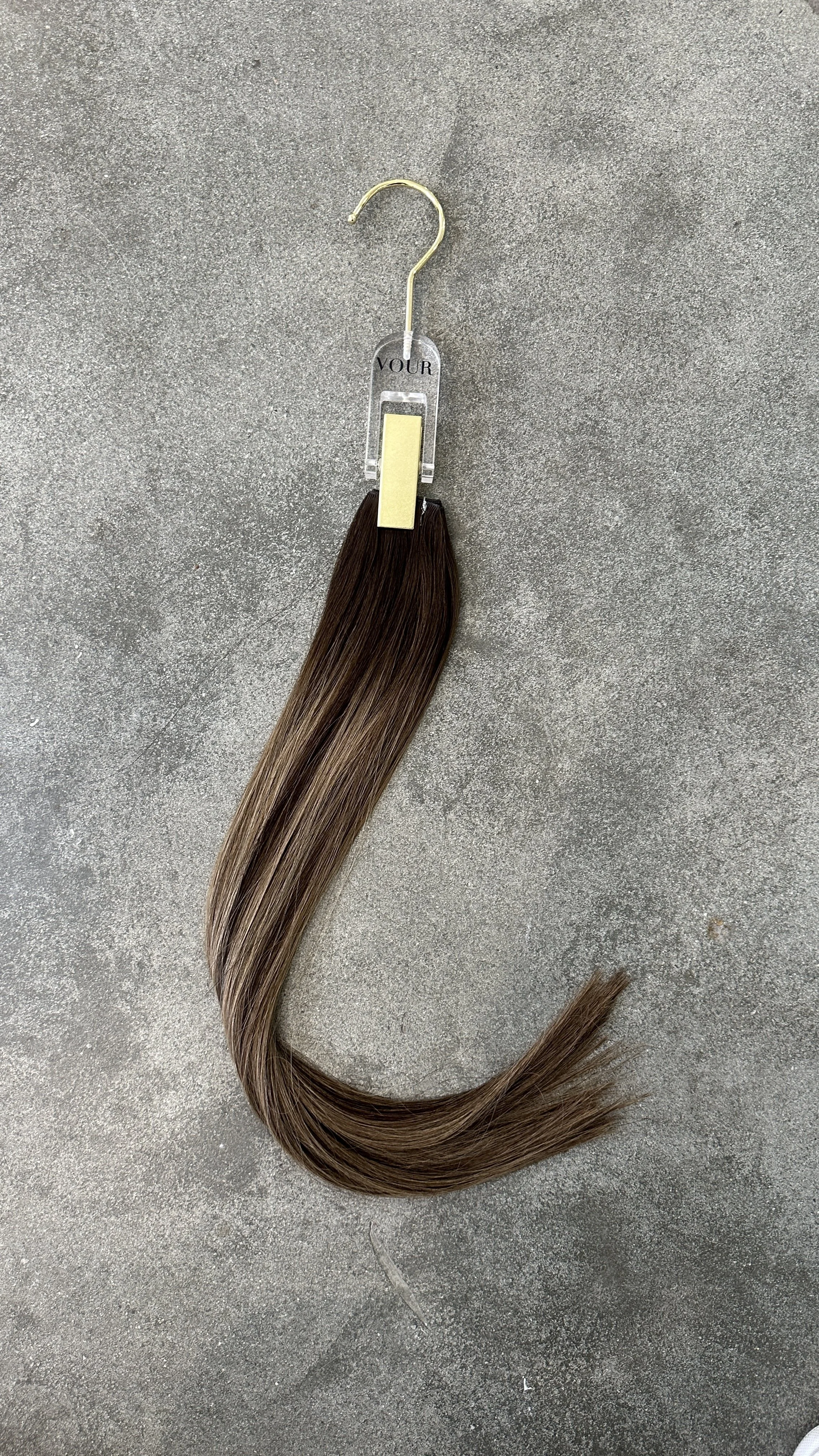 Invisible weft hair extension k-tip capsule hair extension seamless blending natural volume hair specialist