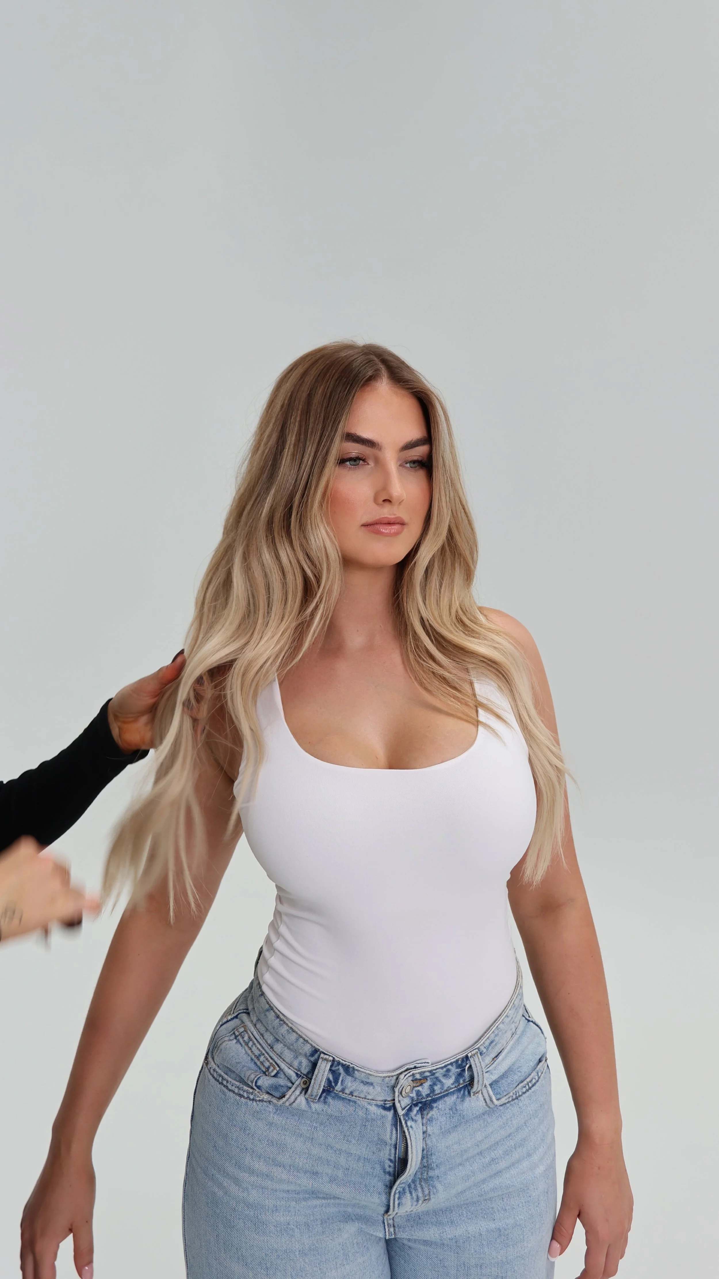 Seamless hair extensions Bibra Lake long blonde volume natural  blend Cockburn hair salon