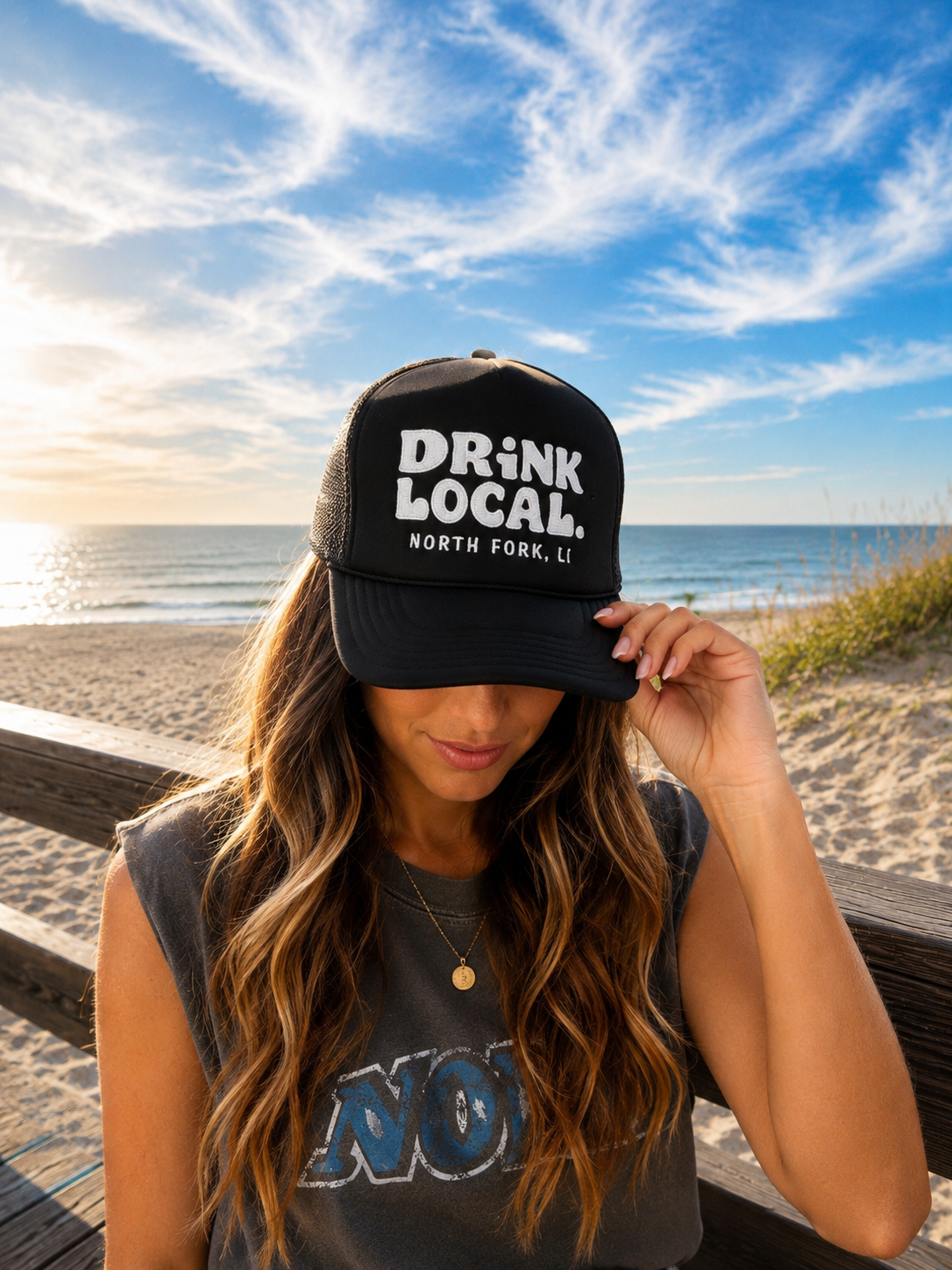 Drink Local Hat Black