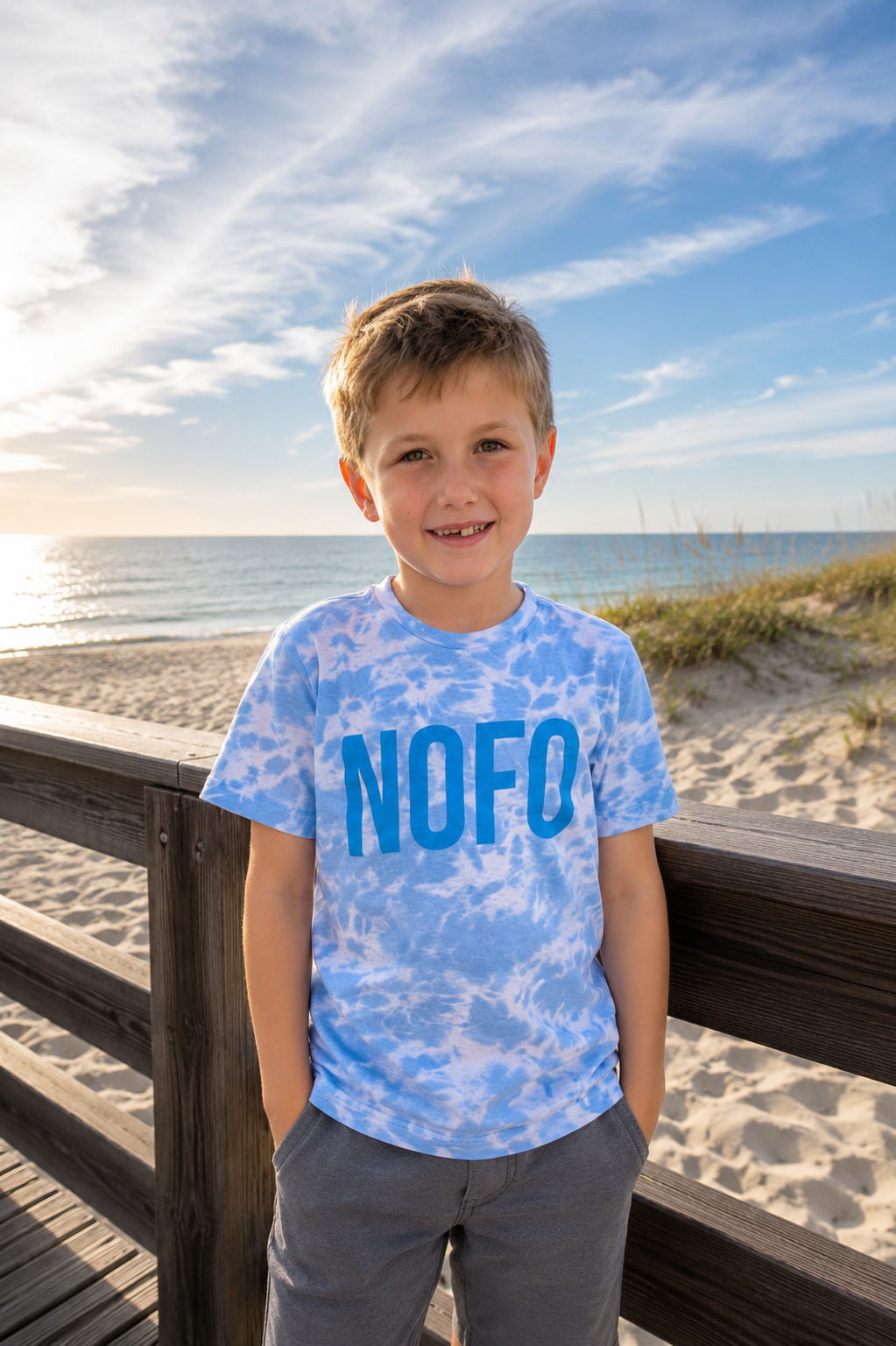 NOFO Kids Tie Dye Tee