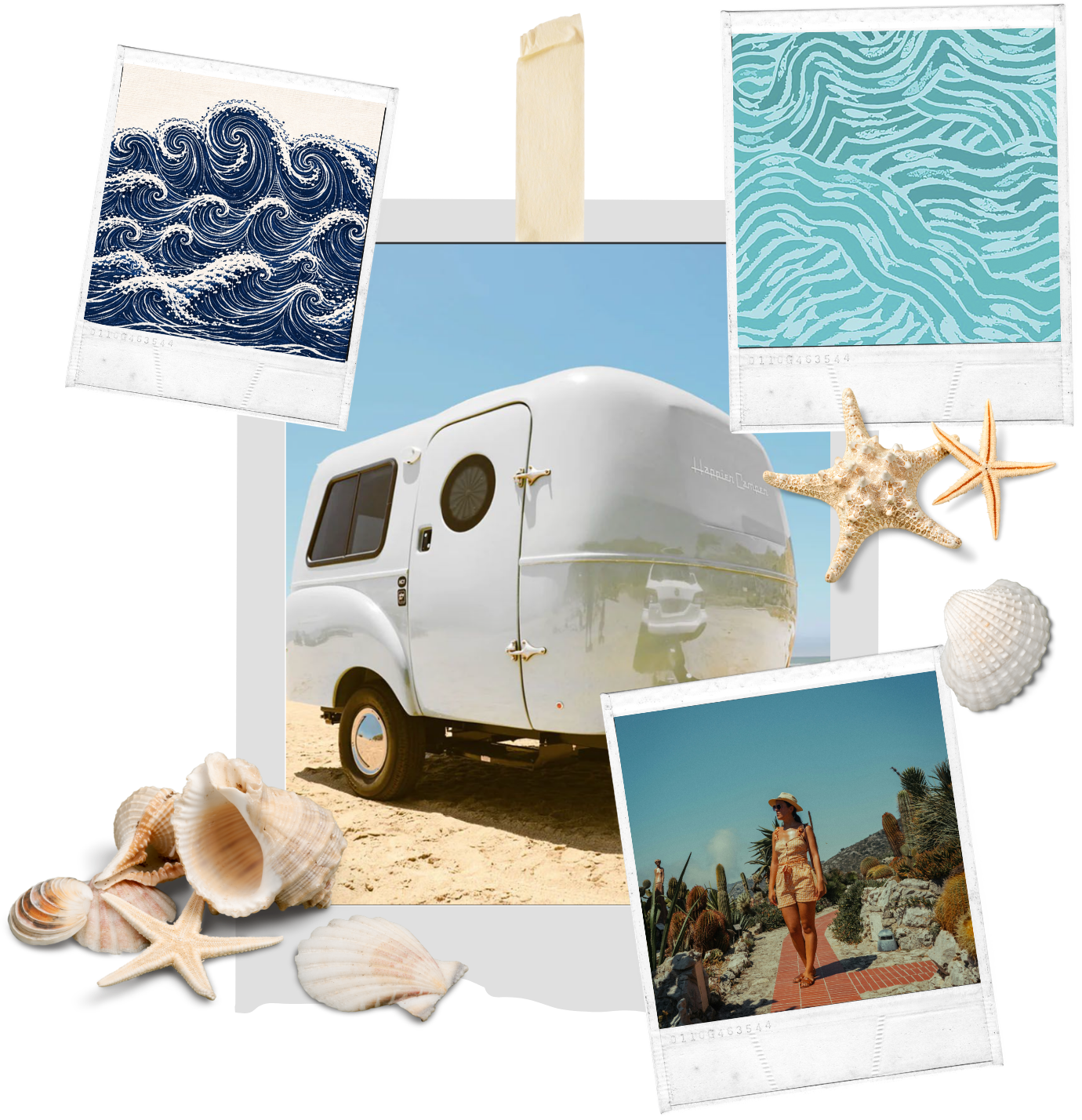 Polaroid images from Sarah's life.