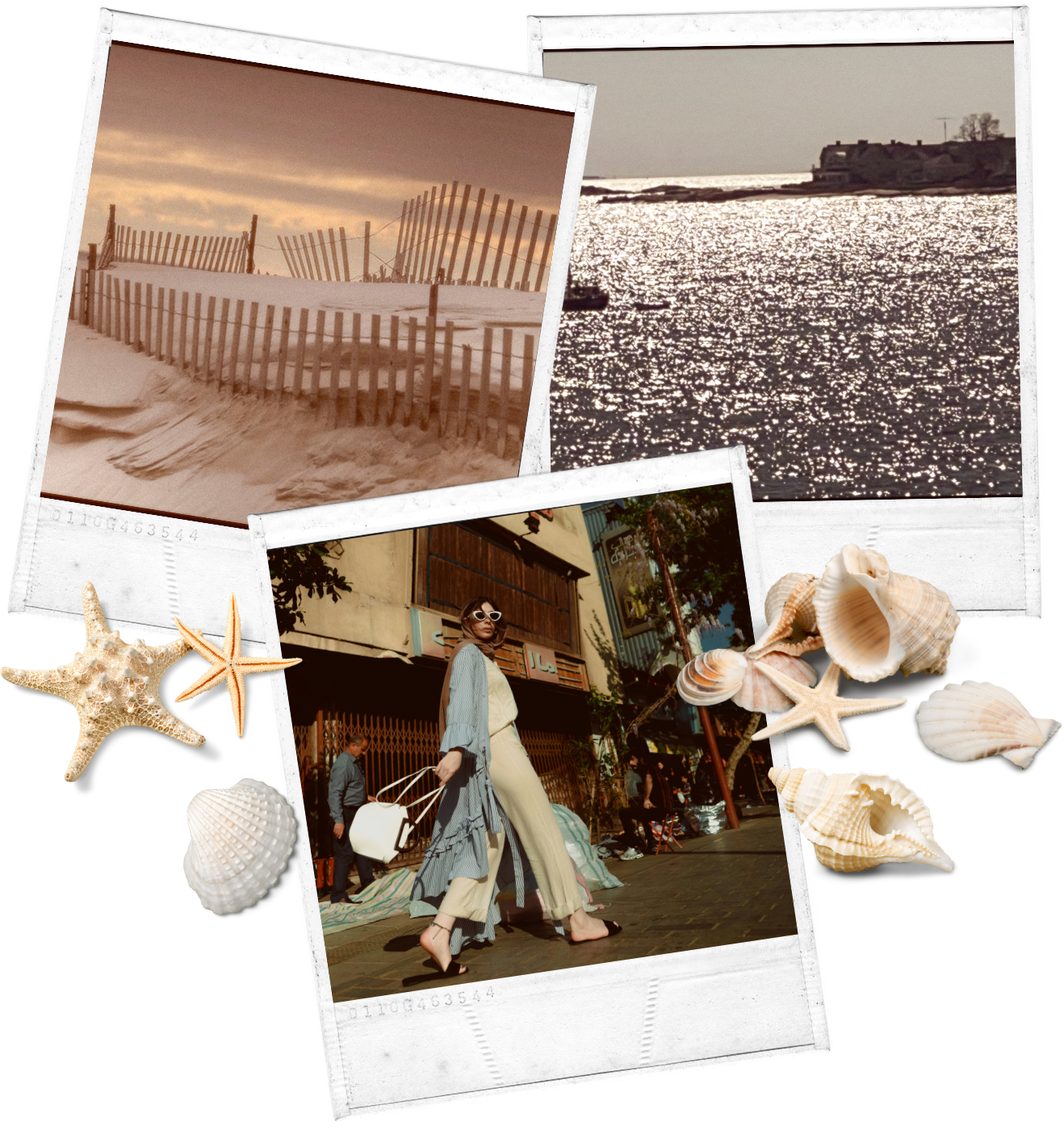 La Shack NYC textured polaroids.