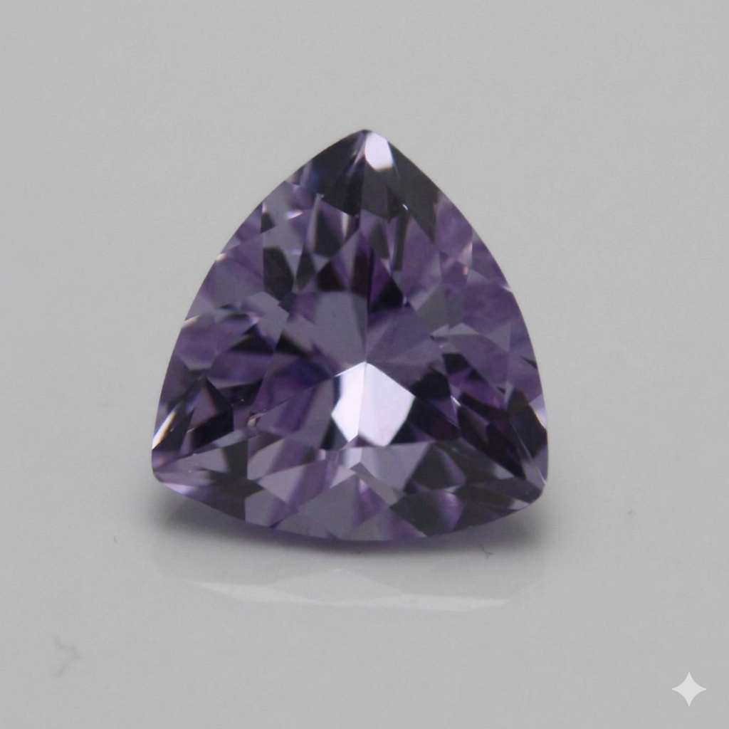 Light Amethyst - Trillion Cut - 9 x 9mm