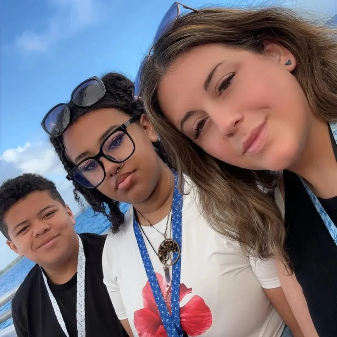 Winnie Lane & Co. owner and Maine wedding planner enjoying a sunset on a beach in Grand Turk.