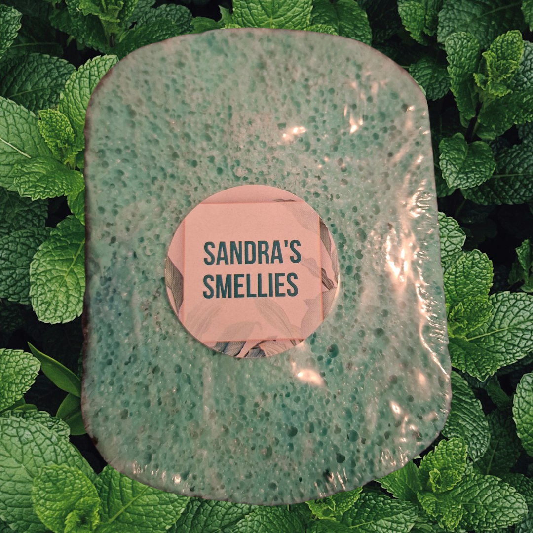 Mint & tea tree soap sponge