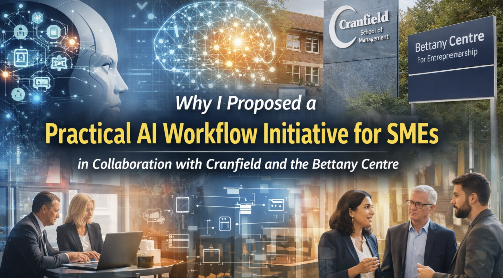Why I Proposed a Practical AI Workflow Initiative for SMEs in Collaboration with Cranfield and the Bettany Centre
