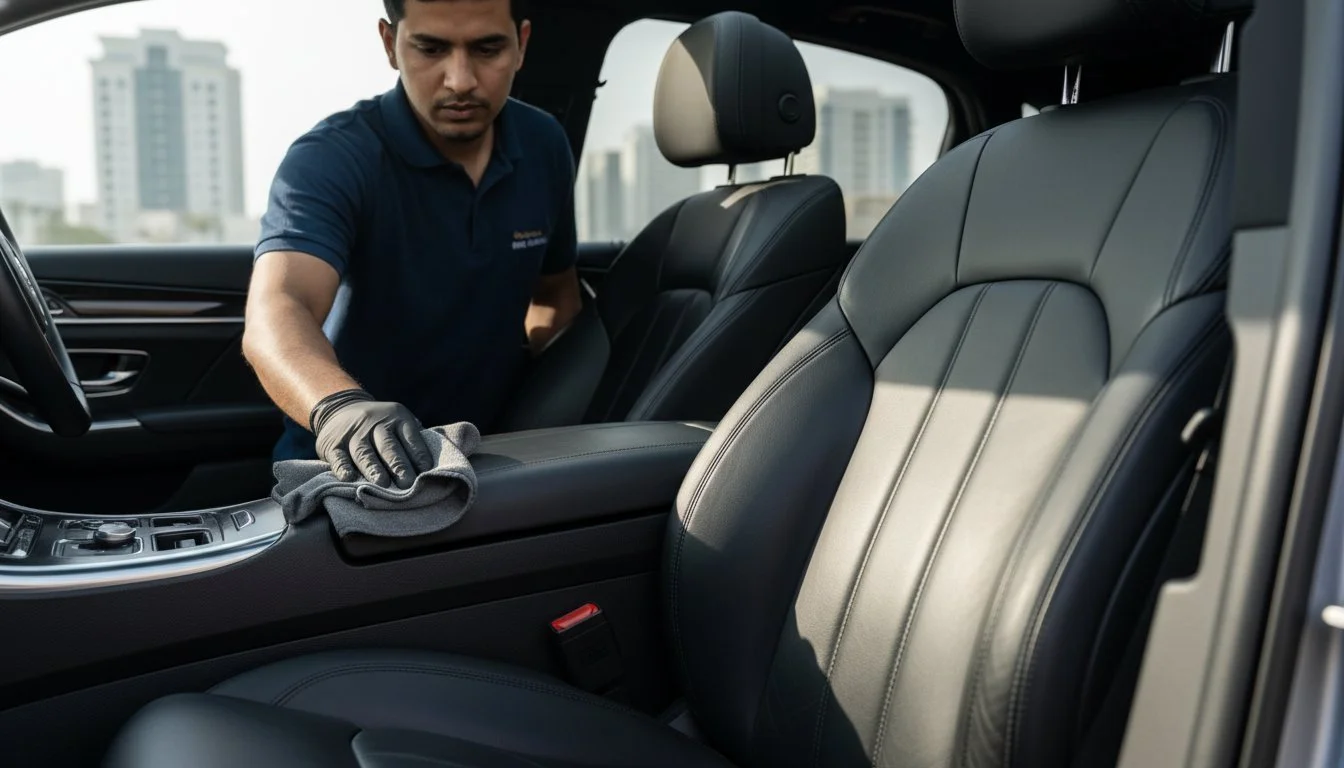 Premium Car Leather Conditioning Service in Ajman: Preserve Your Luxury Interior