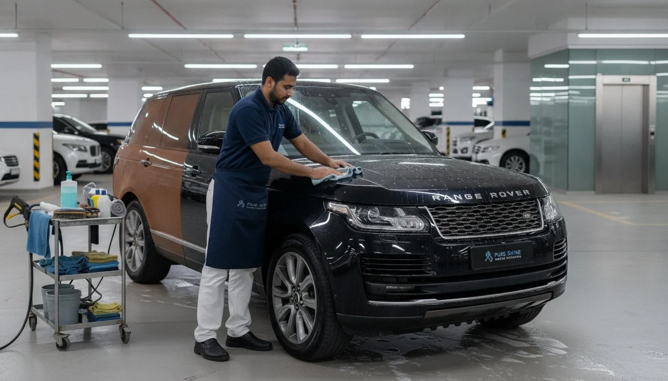 Mobile Car Wash for Apartment Buildings in Sharjah: The 2026 Premium Guide