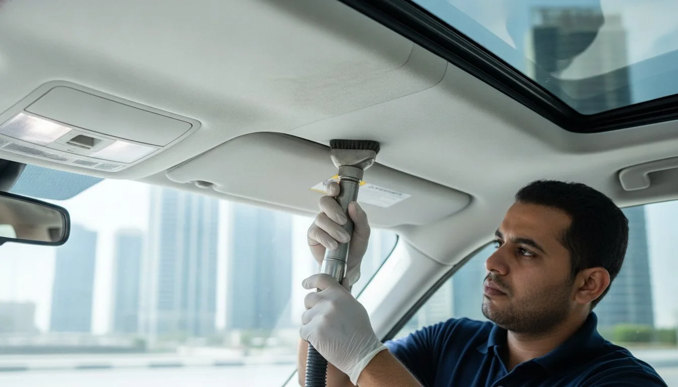 Professional Car Roof Lining Cleaning in Ajman: Restore Your Interior