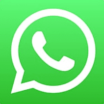 WhatsApp logo with green background and white speech bubble and phone icon