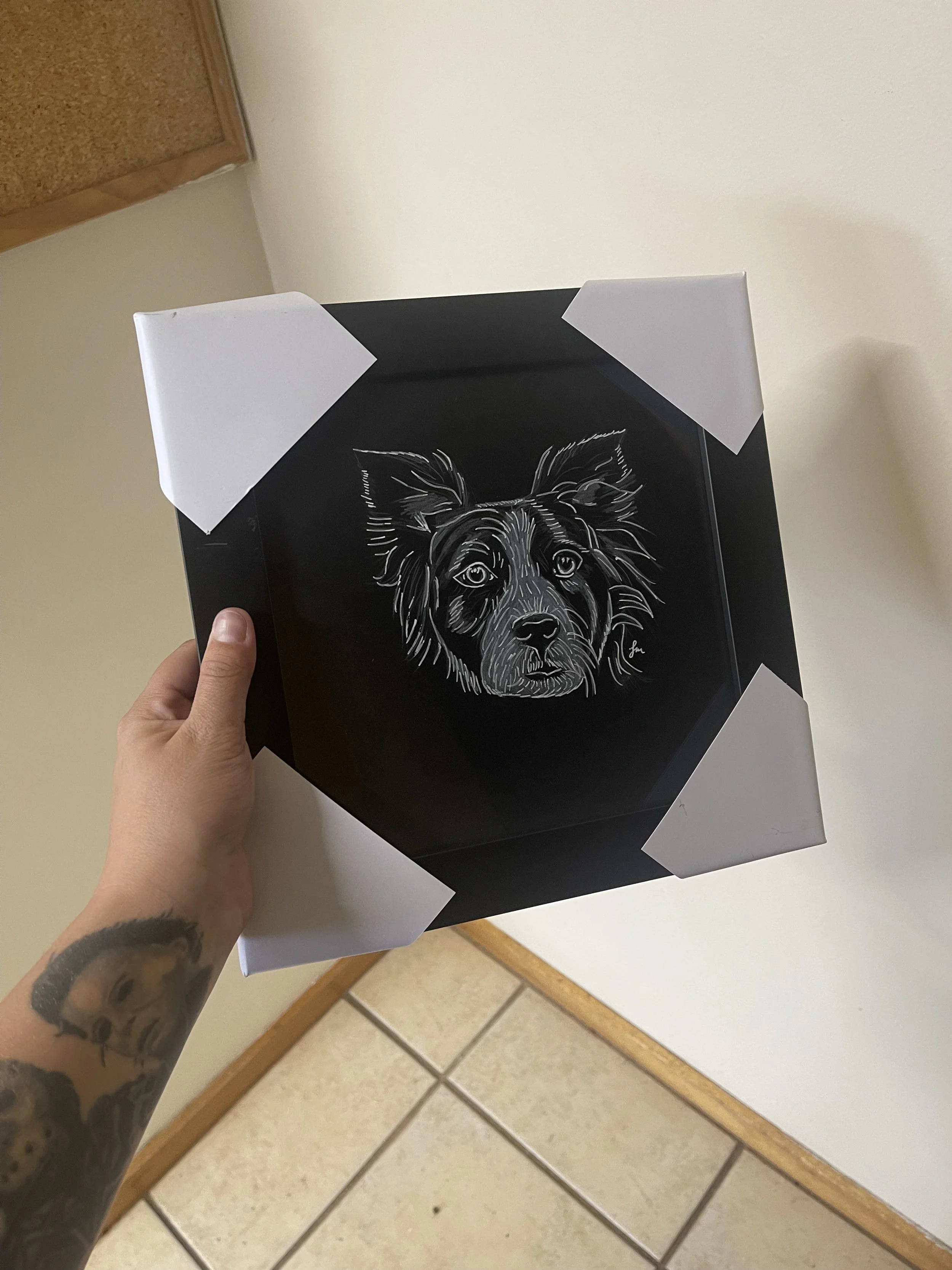 Dog Series - Border Collie - Original Artwork