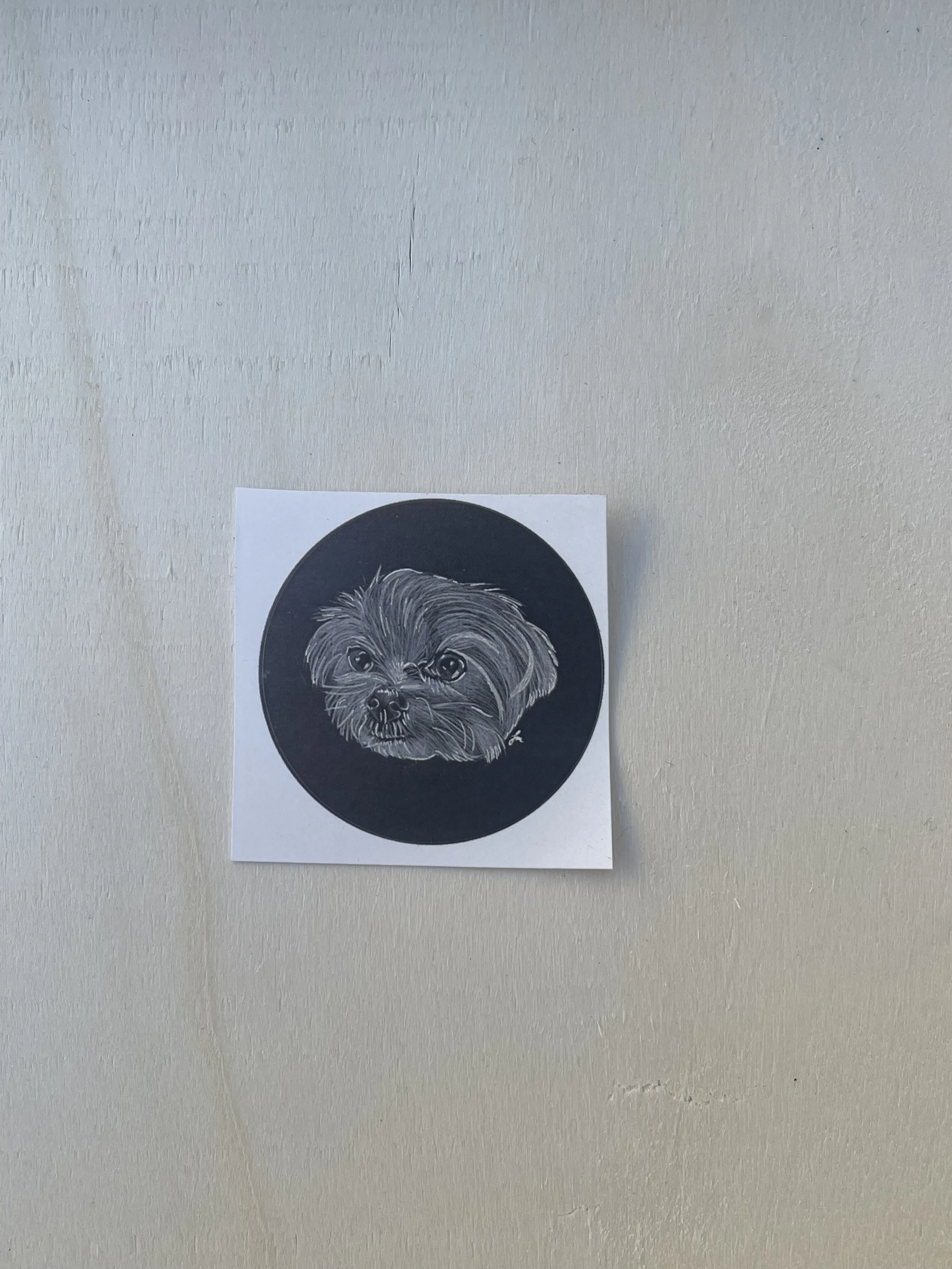 Circular Sticker - Maltese