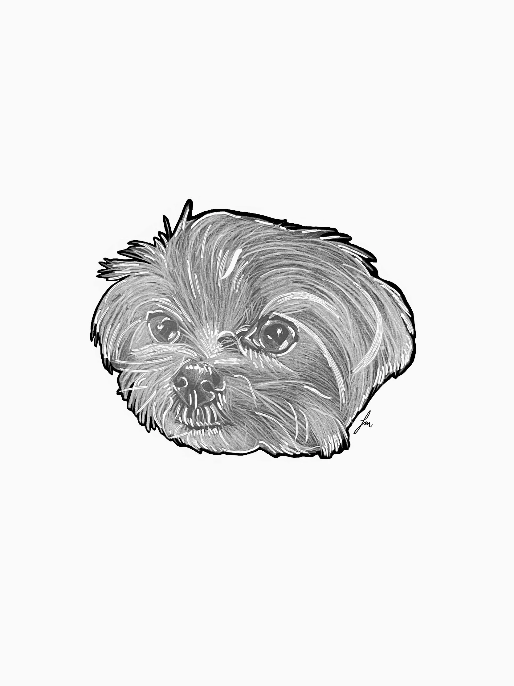 Dog Series - Maltese - A4 Print