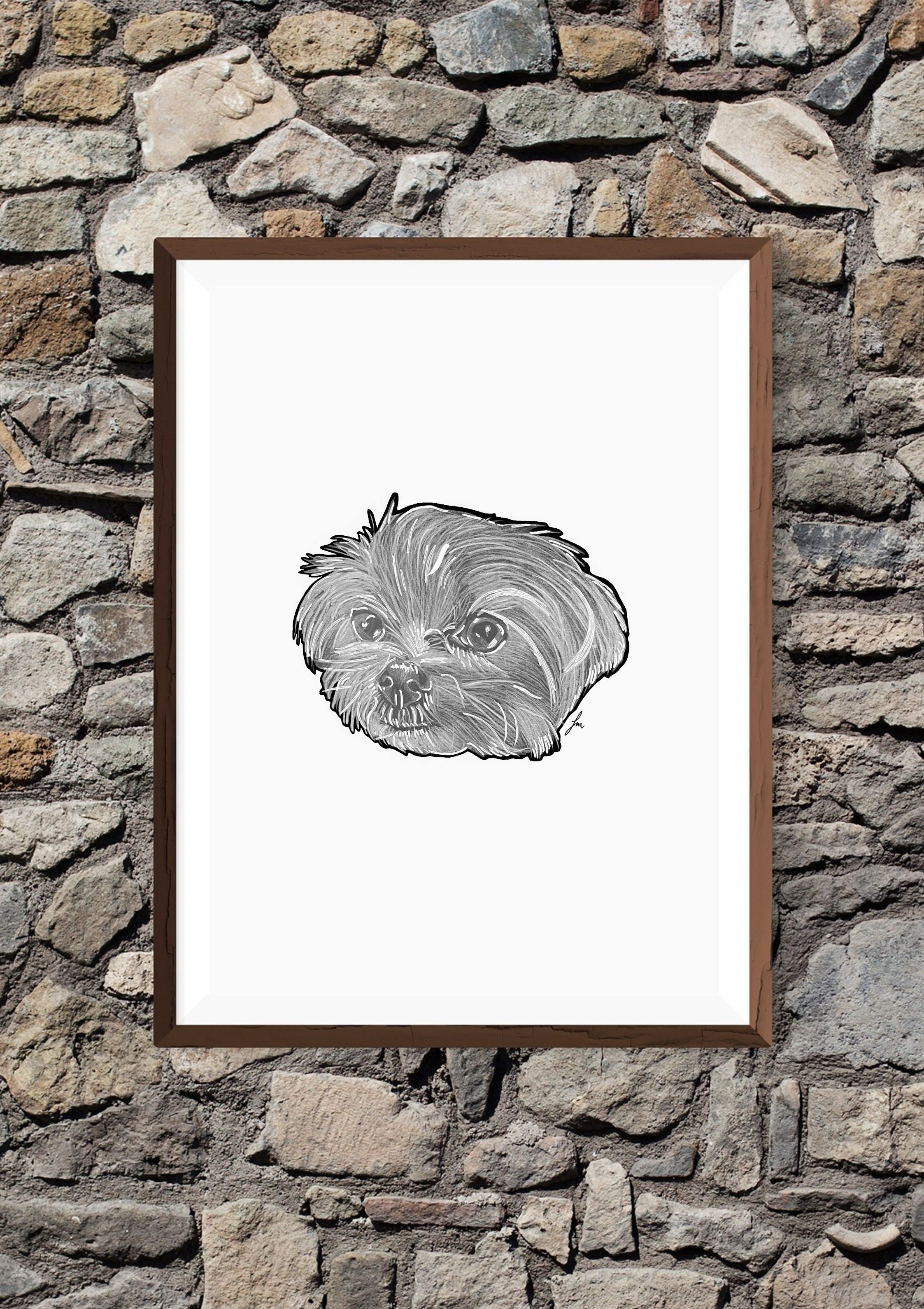 Yellow Abstract Stone Wall Mockup Framed Arth.jpeg