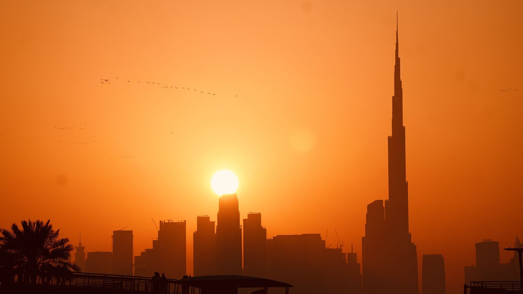 Dubai Creek Harbour — Sunset Skyline Fine Art Print | Limited Edition 30