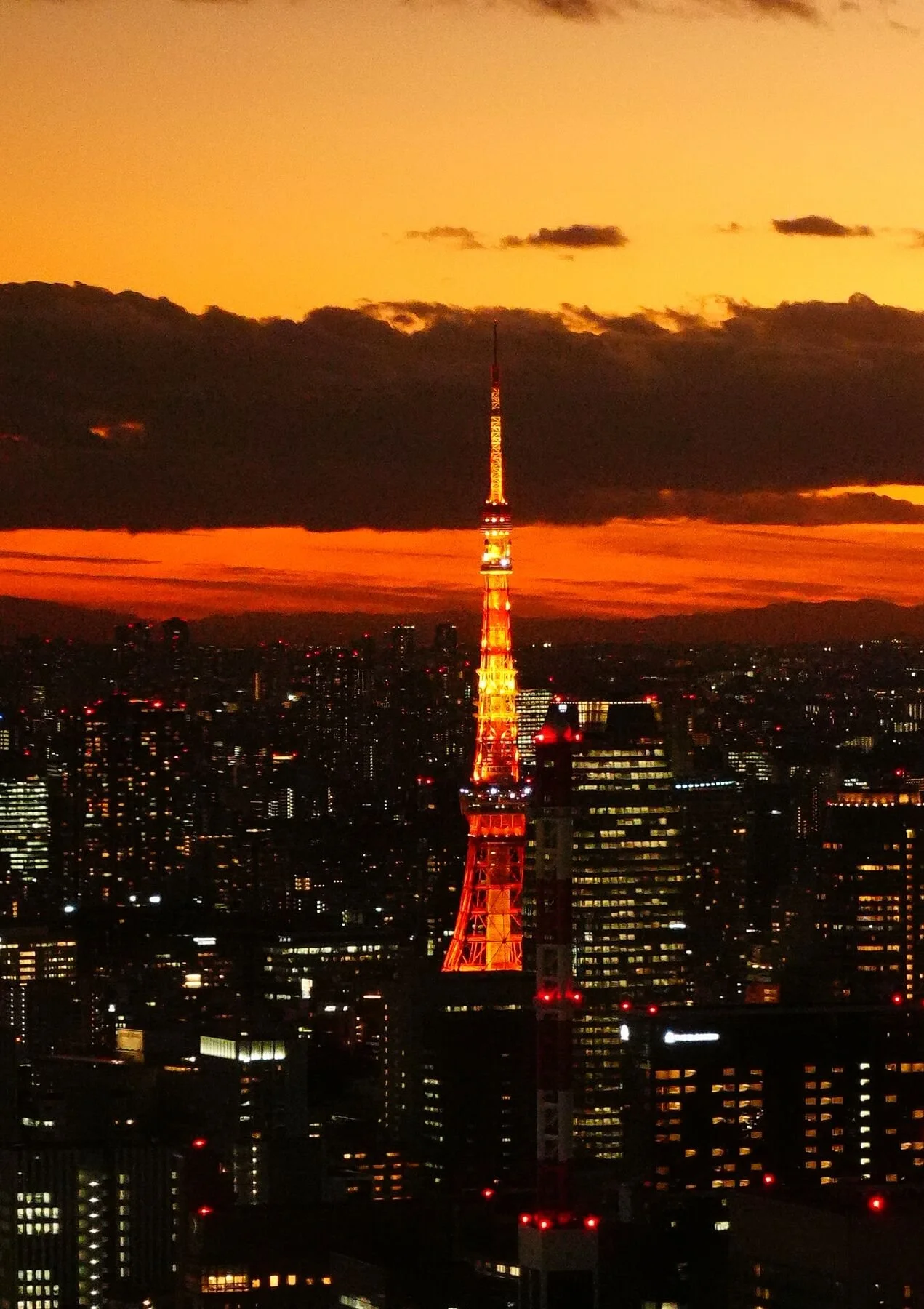 Tokyo Tower On Fire — Japanese Sunset Fine Art Print | Limited Edition 30